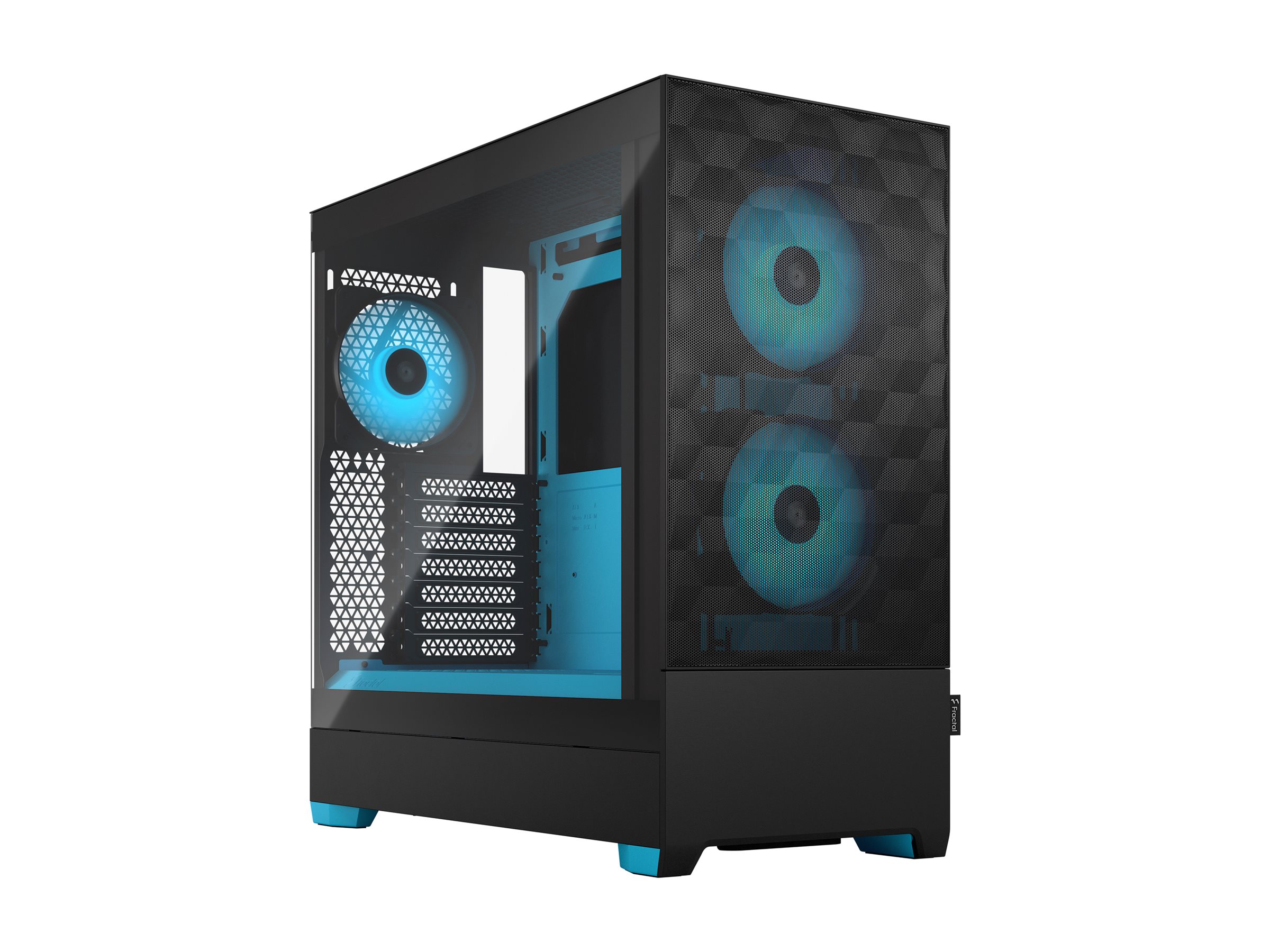 Fractal Design | Pop Air RGB | Side window | ATX, mATX, Mini ITX | ATX | Cyan Core TG Clear Tint - Image 8