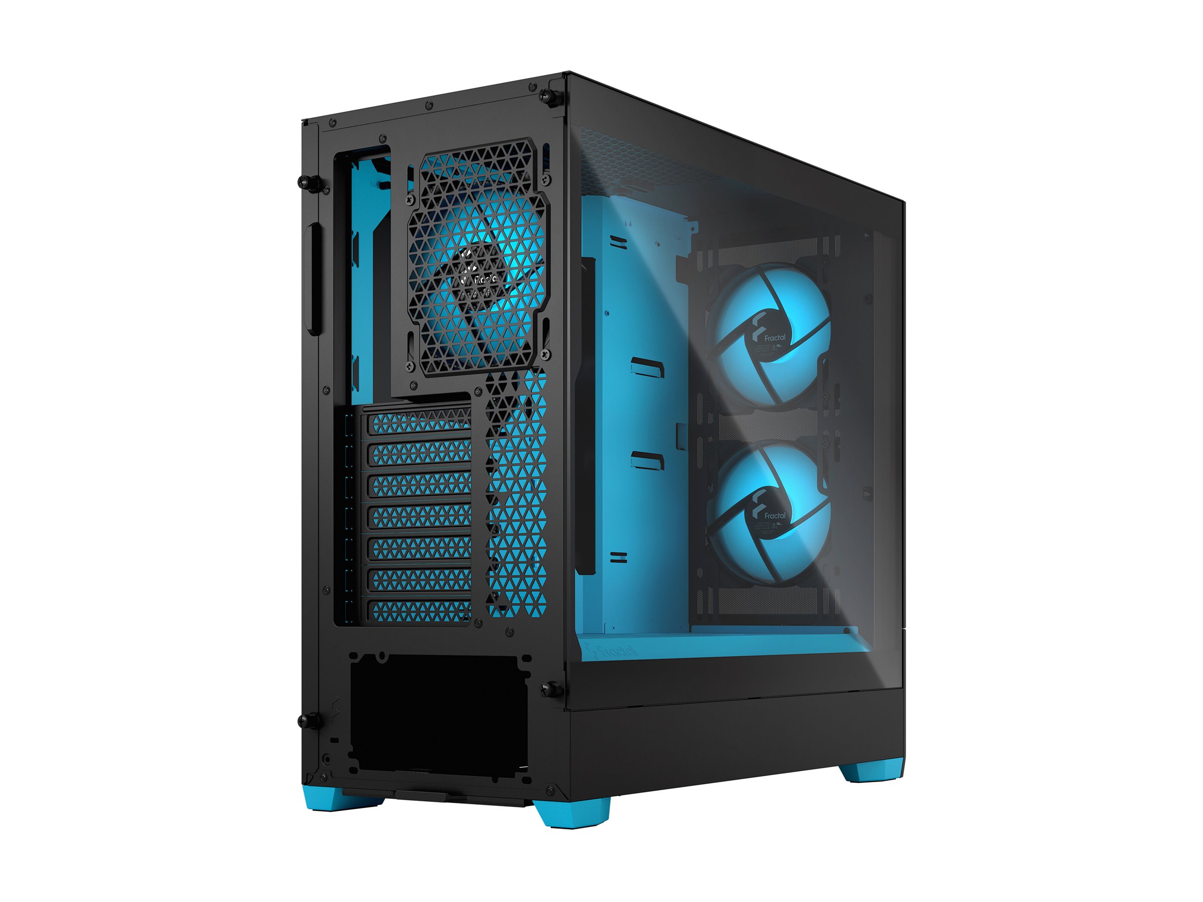 Fractal Design | Pop Air RGB | Side window | ATX, mATX, Mini ITX | ATX | Cyan Core TG Clear Tint - Image 12