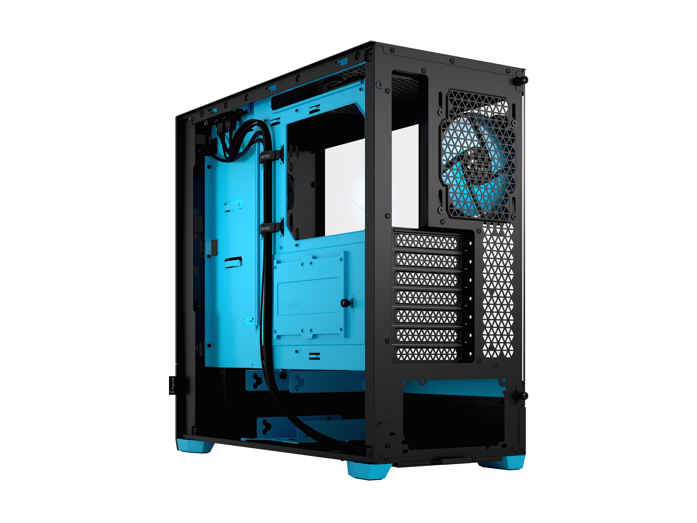 Fractal Design | Pop Air RGB | Side window | ATX, mATX, Mini ITX | ATX | Cyan Core TG Clear Tint - Image 14