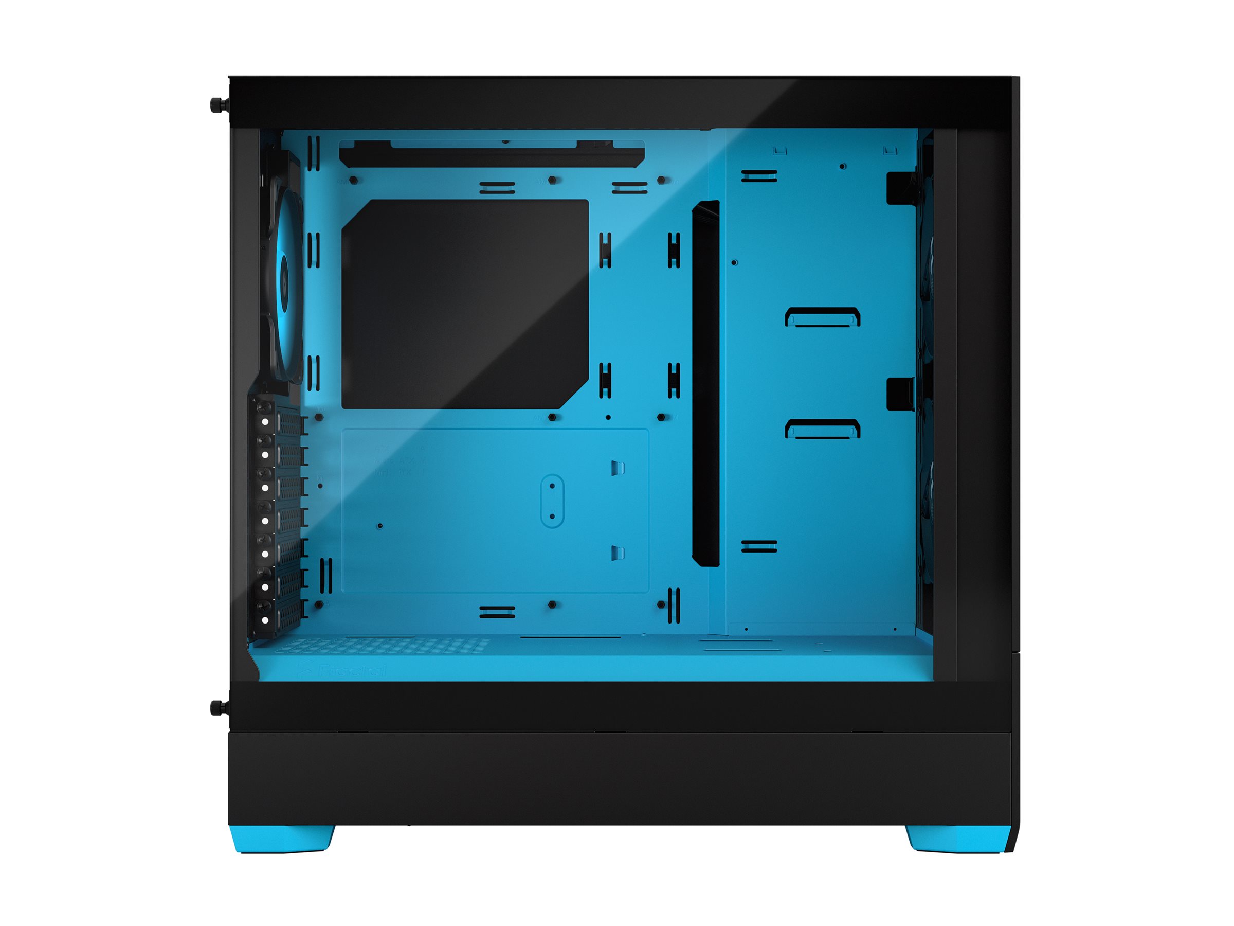 Fractal Design | Pop Air RGB | Side window | ATX, mATX, Mini ITX | ATX | Cyan Core TG Clear Tint - Image 16