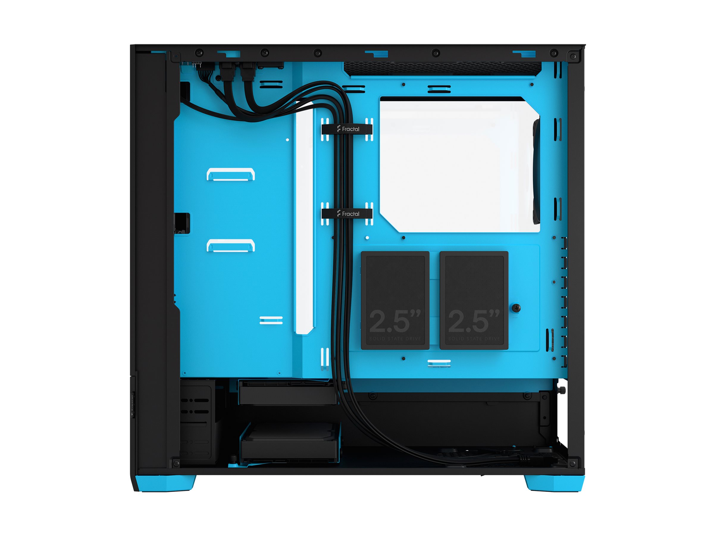 Fractal Design | Pop Air RGB | Side window | ATX, mATX, Mini ITX | ATX | Cyan Core TG Clear Tint - Image 20