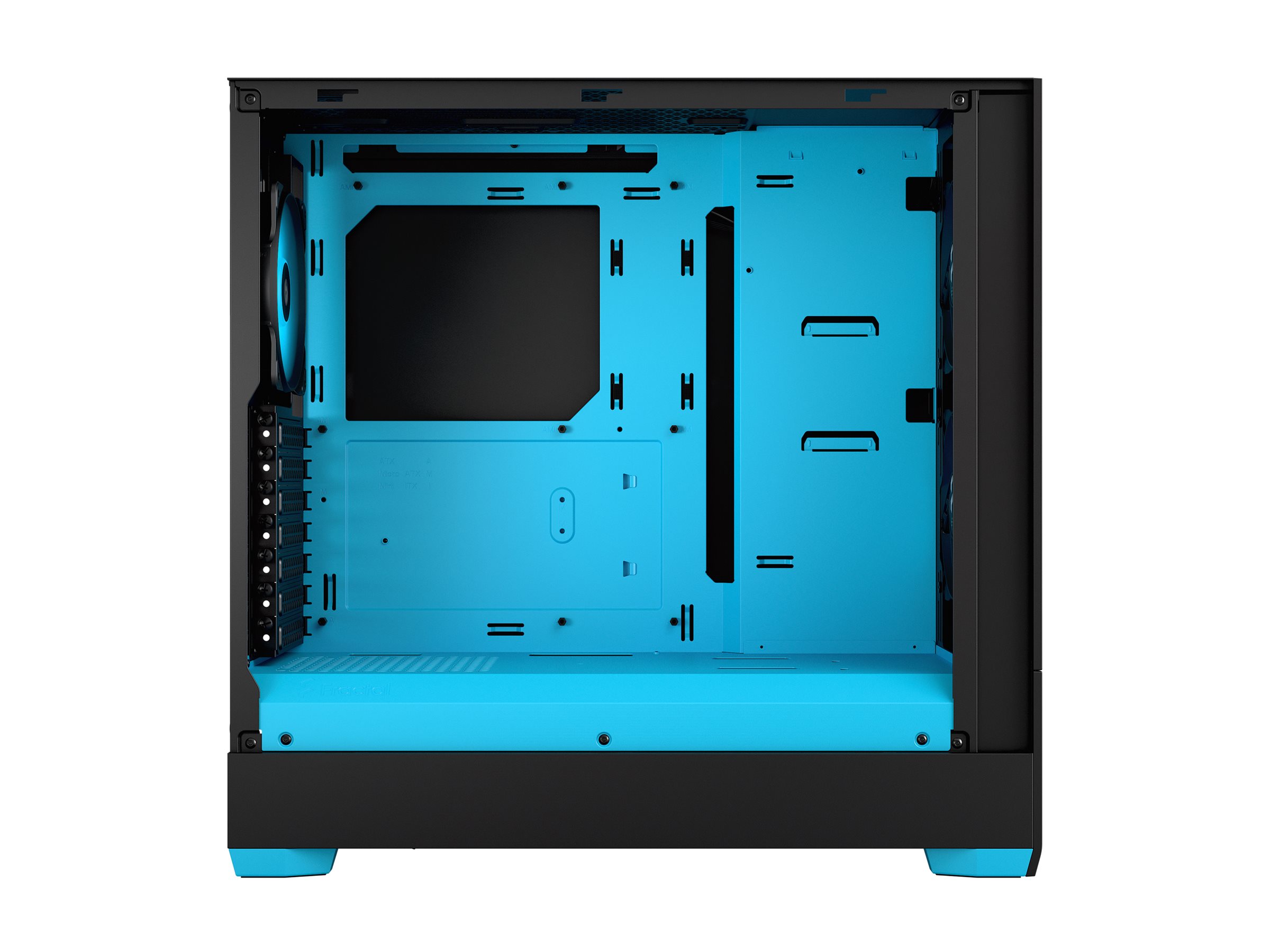 Fractal Design | Pop Air RGB | Side window | ATX, mATX, Mini ITX | ATX | Cyan Core TG Clear Tint - Image 22