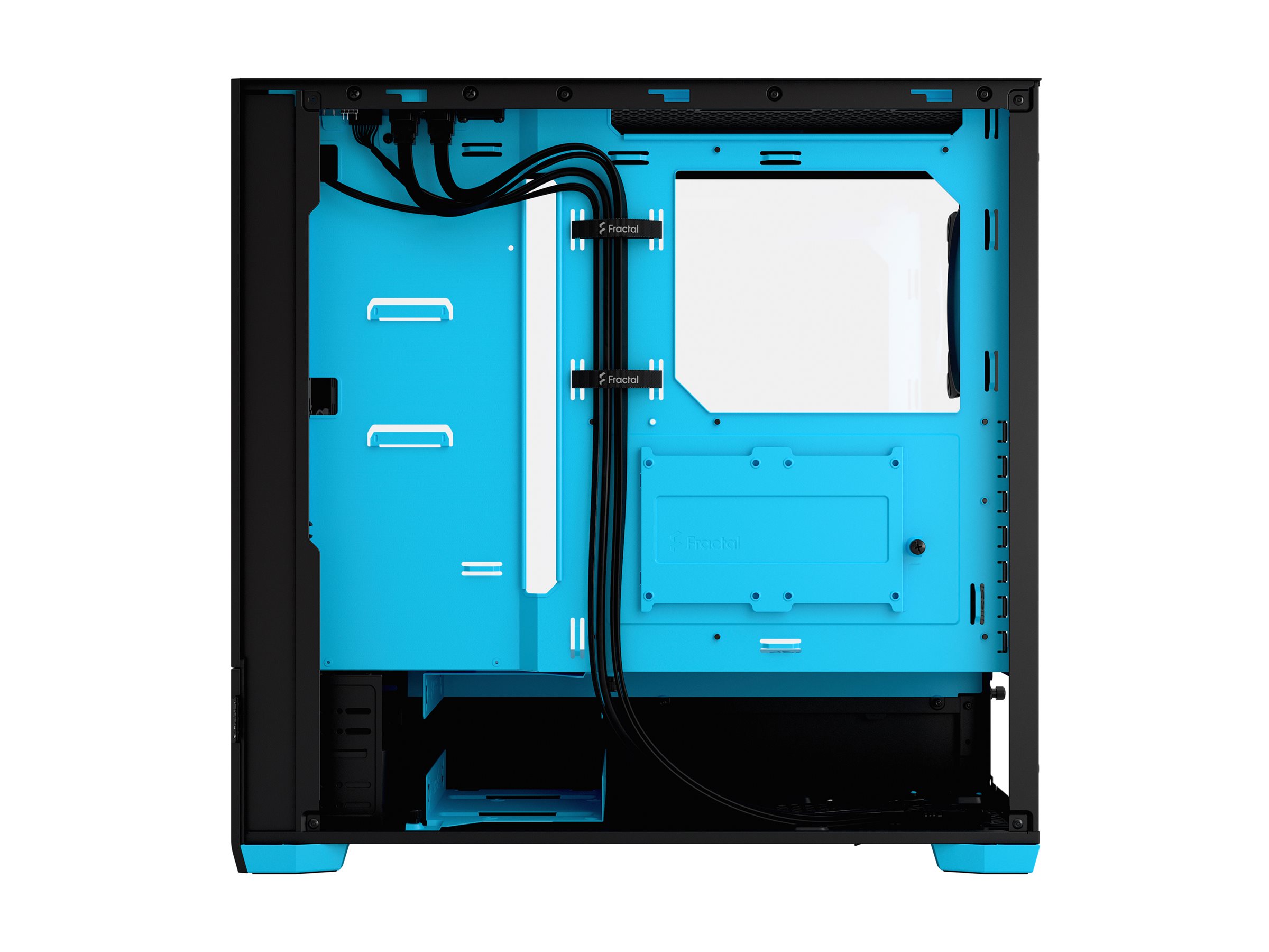 Fractal Design | Pop Air RGB | Side window | ATX, mATX, Mini ITX | ATX | Cyan Core TG Clear Tint - Image 24