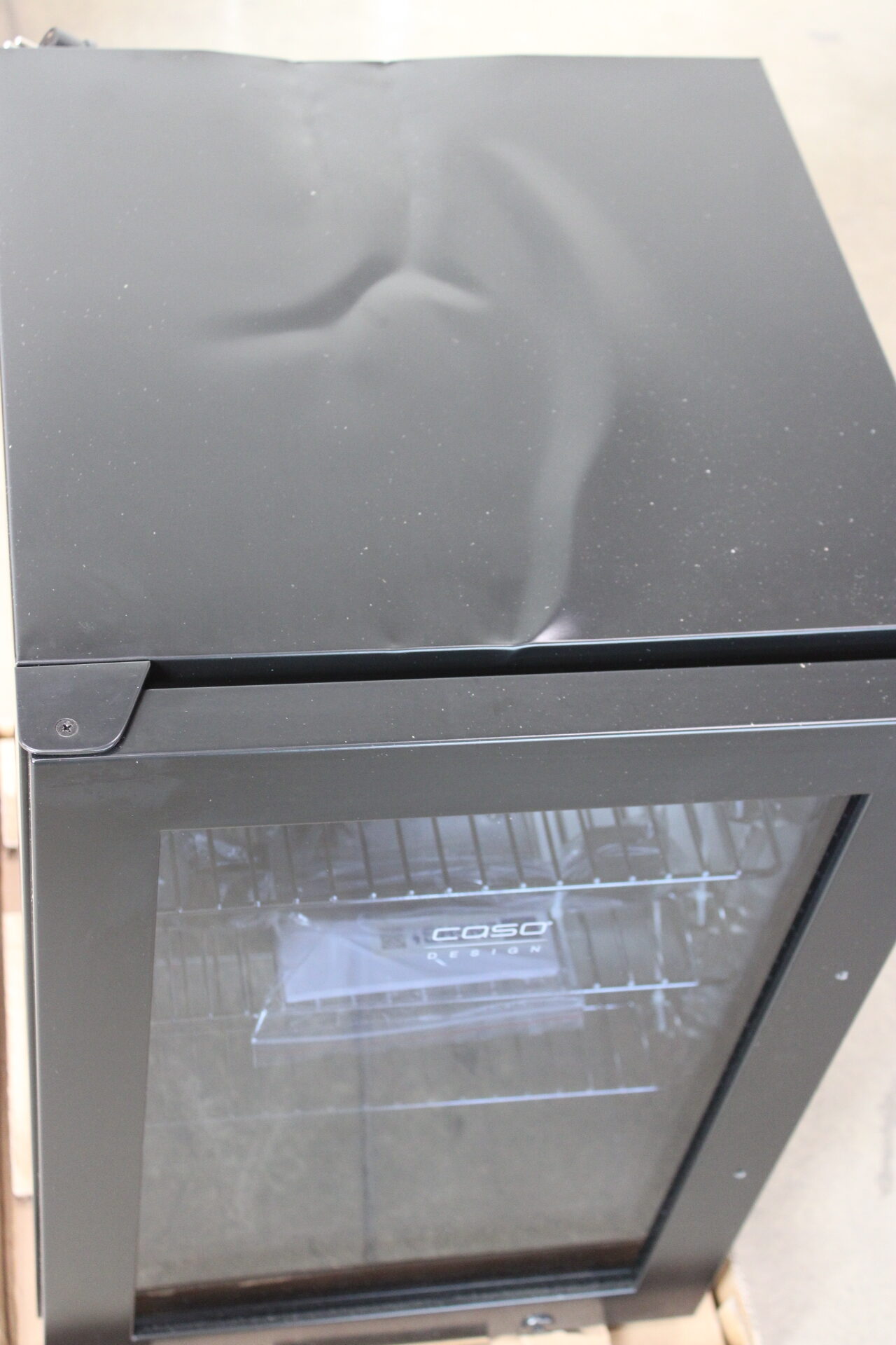 SALE OUT. | Caso Barbecue Cooler | S-L | Energy efficiency class F | Free standing | Black | DAMAGED PACKAGING, DENTED TOP AND BACKSIDE - Image 8