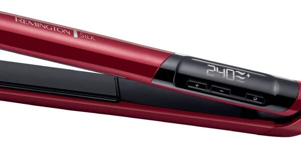 Remington | Silk Hair Straightener | S9600 | Warranty 24 month(s) | Ceramic heating system | Display Digital | Temperature (min) 150 °C | Temperature (max) 240 °C | Red