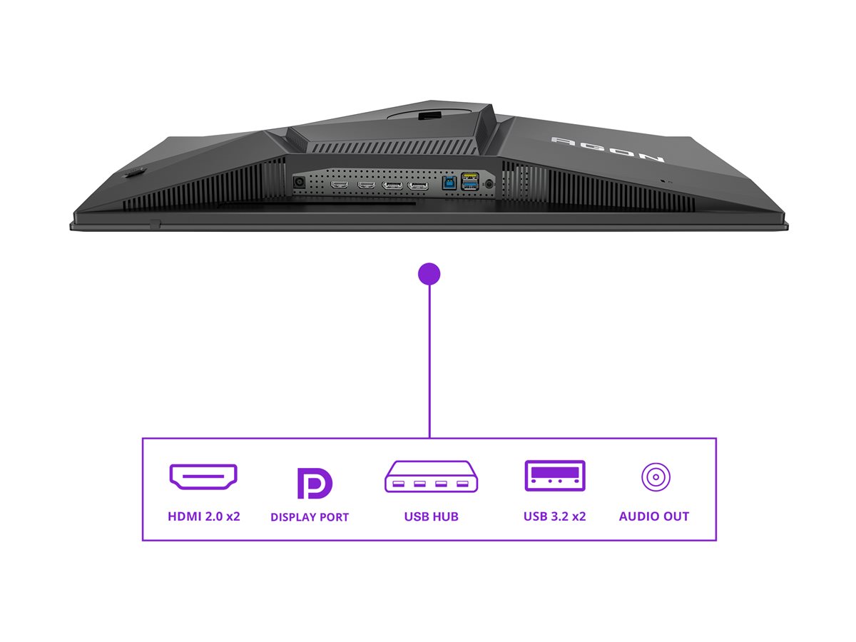 AOC | AG276QZD2 | 26.7 " | OLED | QHD | 16:9 | 240 Hz | 0.03 ms | 2560 x 1440 pixels | 250 cd/m² | HDMI ports quantity 2 - Image 51