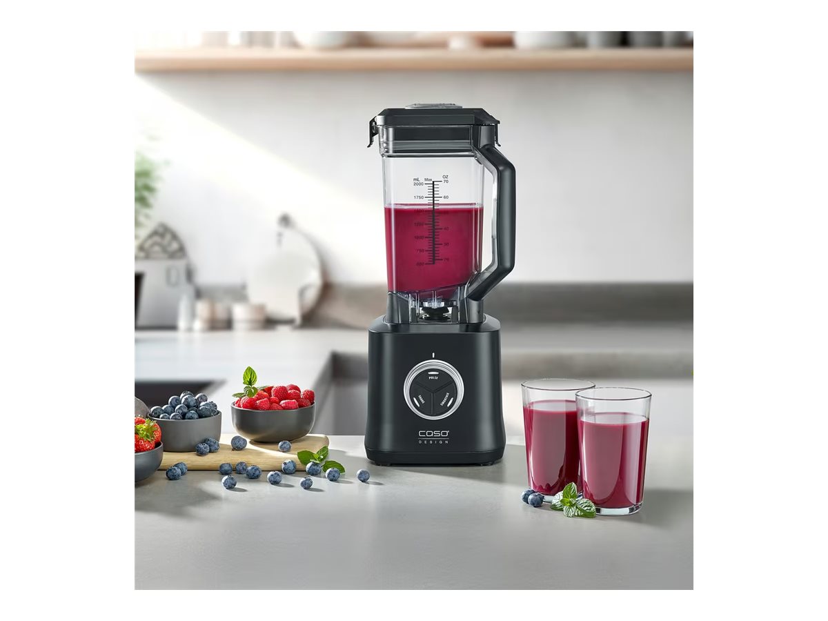 Caso Power Blender | B 2000 | Tabletop | 2000 W | Jar material Tritan | Jar capacity 2 L | Ice crushing | Black - Image 7