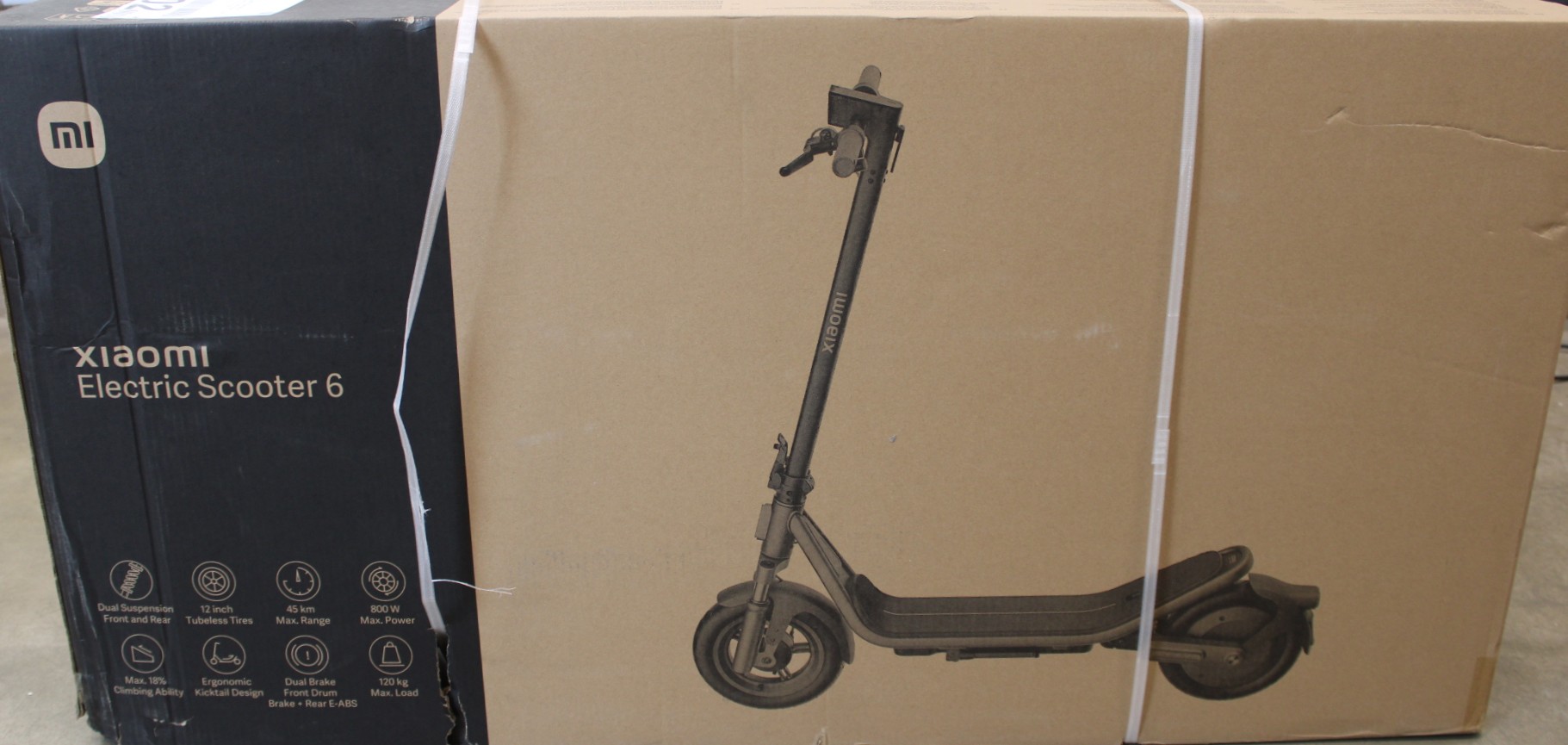 SALE OUT. Xiaomi Electric Scooter 6 GL | Xiaomi 24 month(s) | DAMAGED PACKAGING AND PAINT (FRONT - LEFT AND RIGHT SIDE) - Image 4