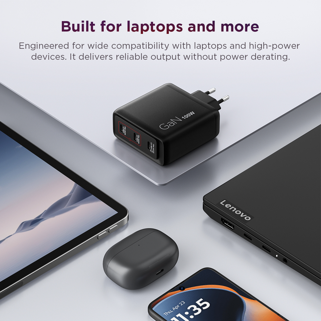 Lenovo Multi-port USB-C GaN Charger | 100 W - Image 11