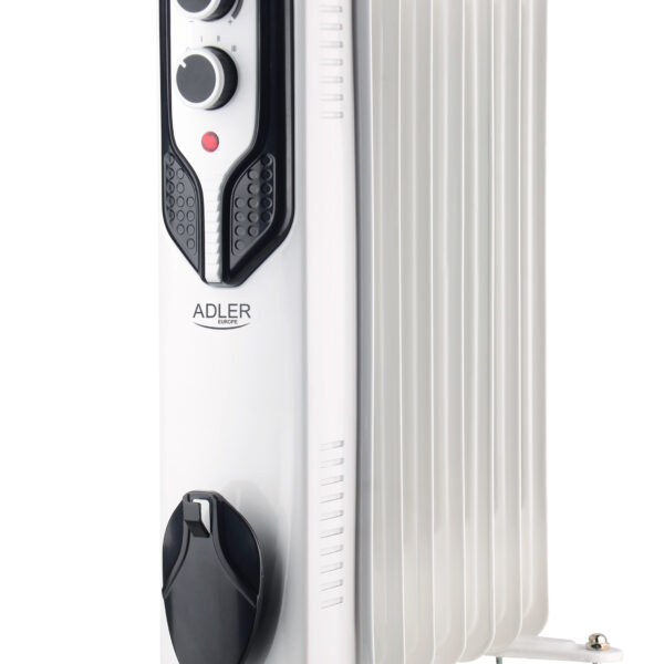 Adler | Oil-Filled Radiator | AD 7815 | Oil Filled Radiator | 1500 W | Number of power levels 3 | White