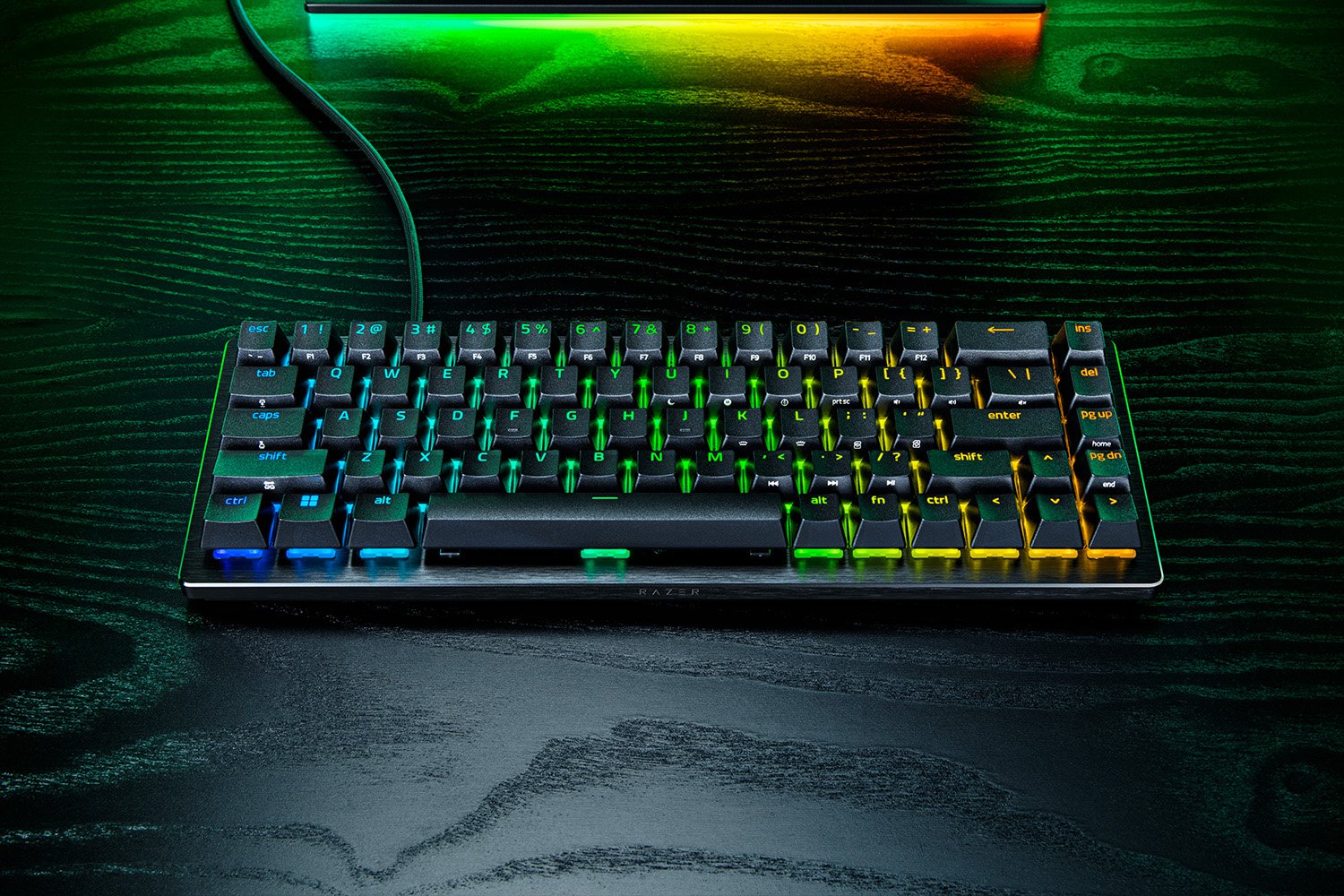 Razer Hall Effect Magnetic Esports Keyboard | Huntsman V3 HE Magnetic Mini 65% 8KHz | Keyboard | Wired | US | Razer Hall Effect Magnetic Switches - Image 3