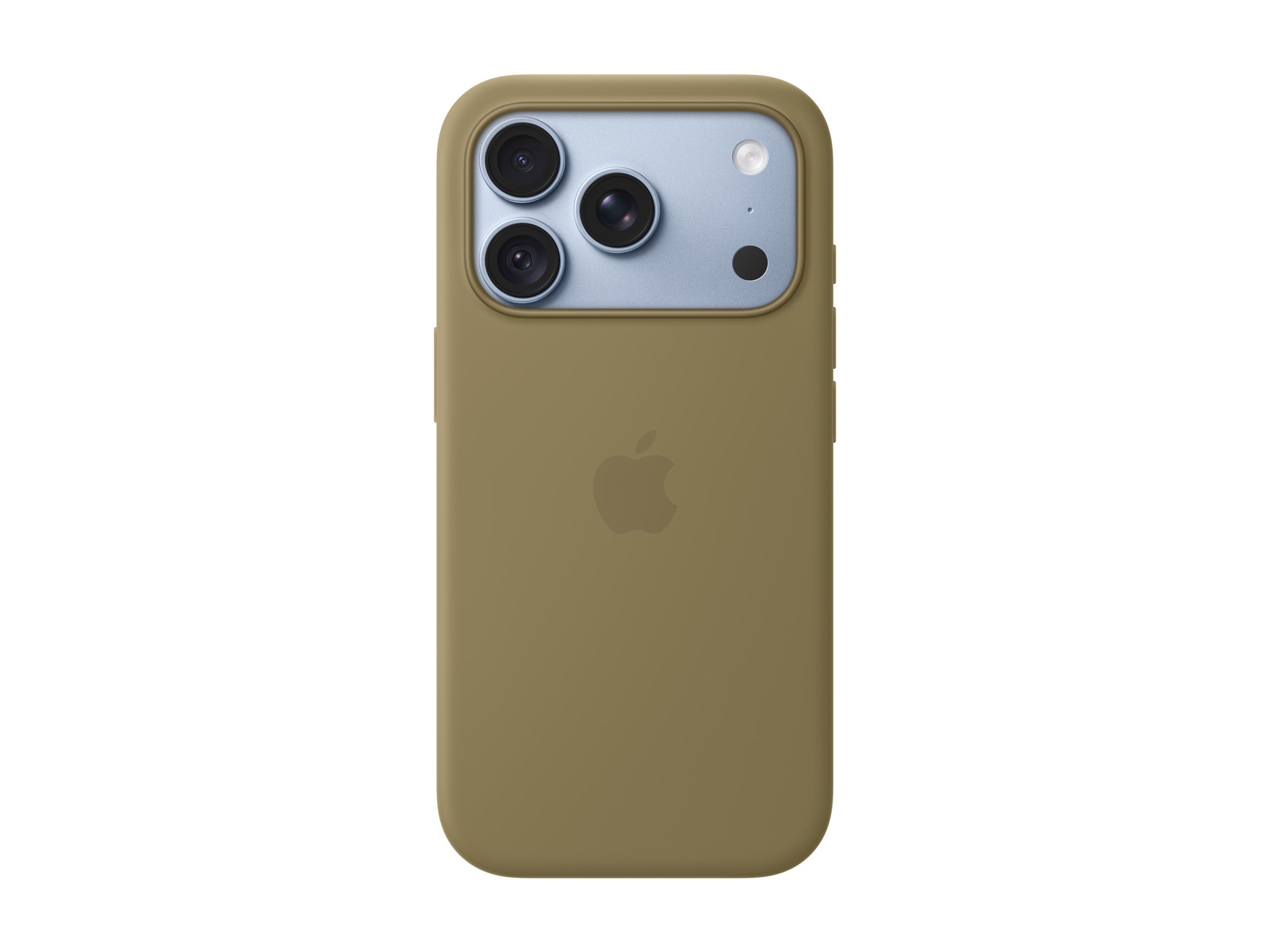 APPLE iPhone 18 Pro Silicone Case with MagSafe - Olive | Apple - Image 4