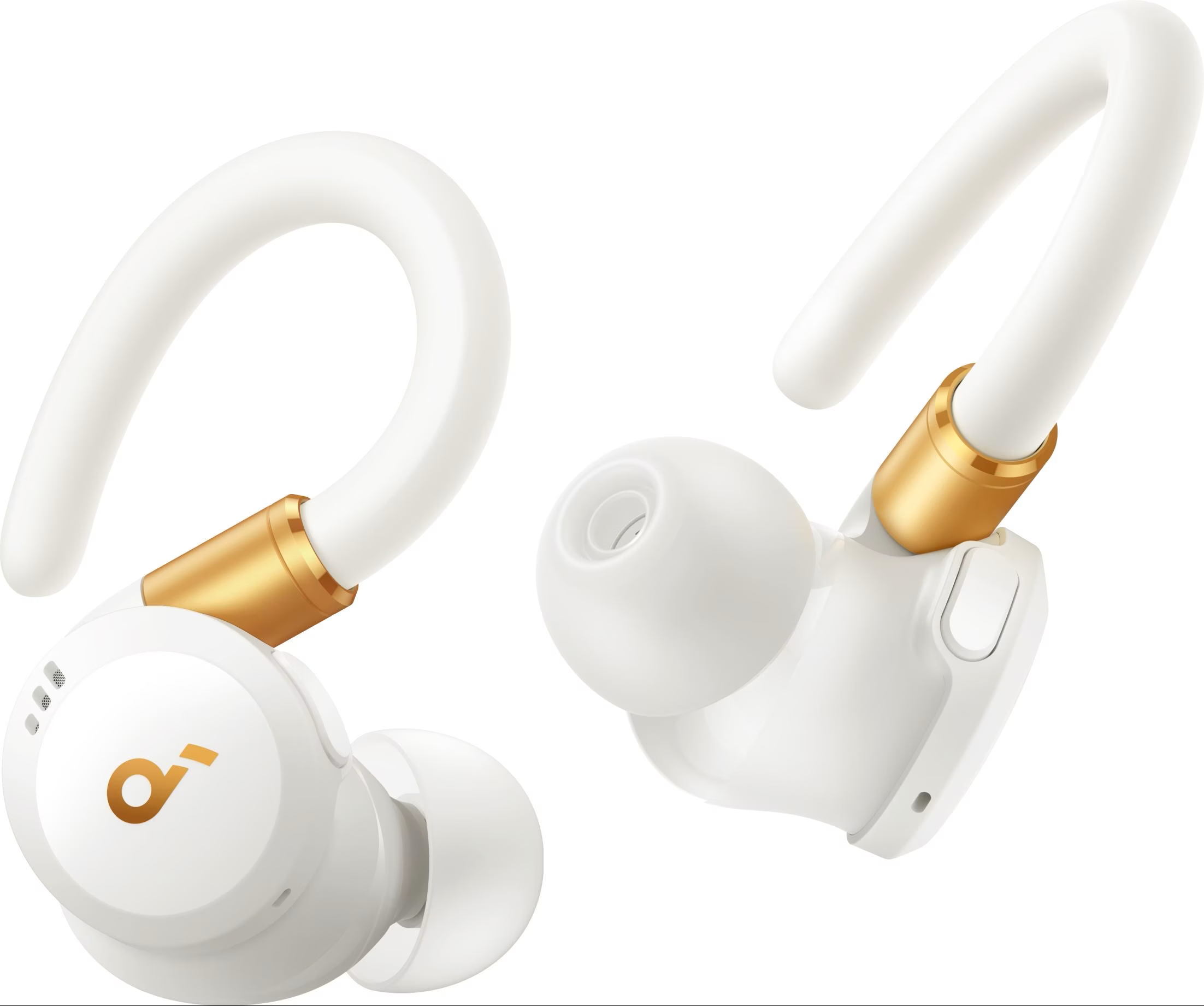 Anker Soundcore | Earbuds with Hook | Sport X20 | ANC | White/Gold | Noise reduction - Image 2