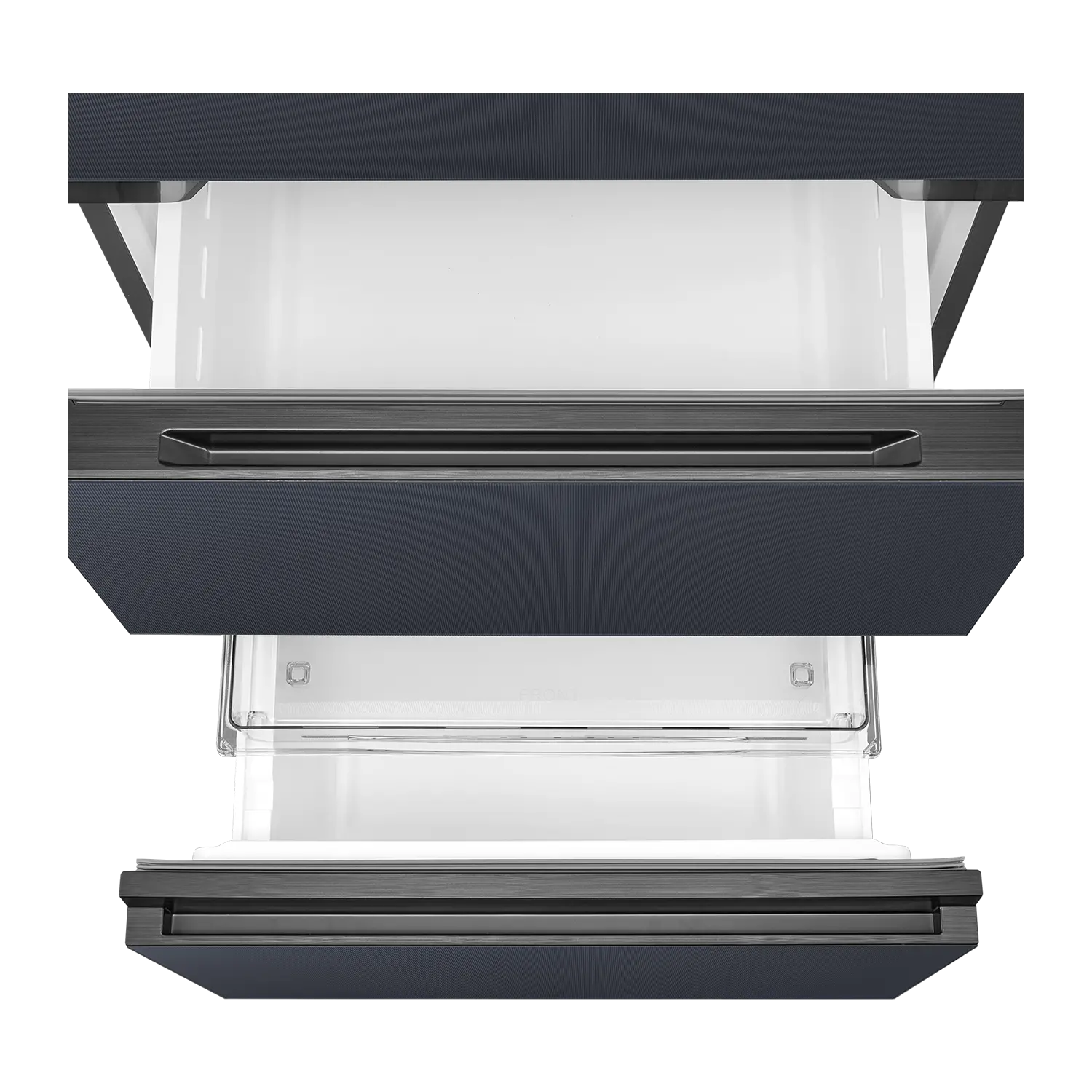 Midea Refrigerator | MDRB542BIE70 | Energy efficiency class Class E | Free standing | Height 191 cm | Combi | No Frost system | Fridge net capacity 257 L | Freezer net capacity 135 L | Display | 38 dB | Grey - Image 8