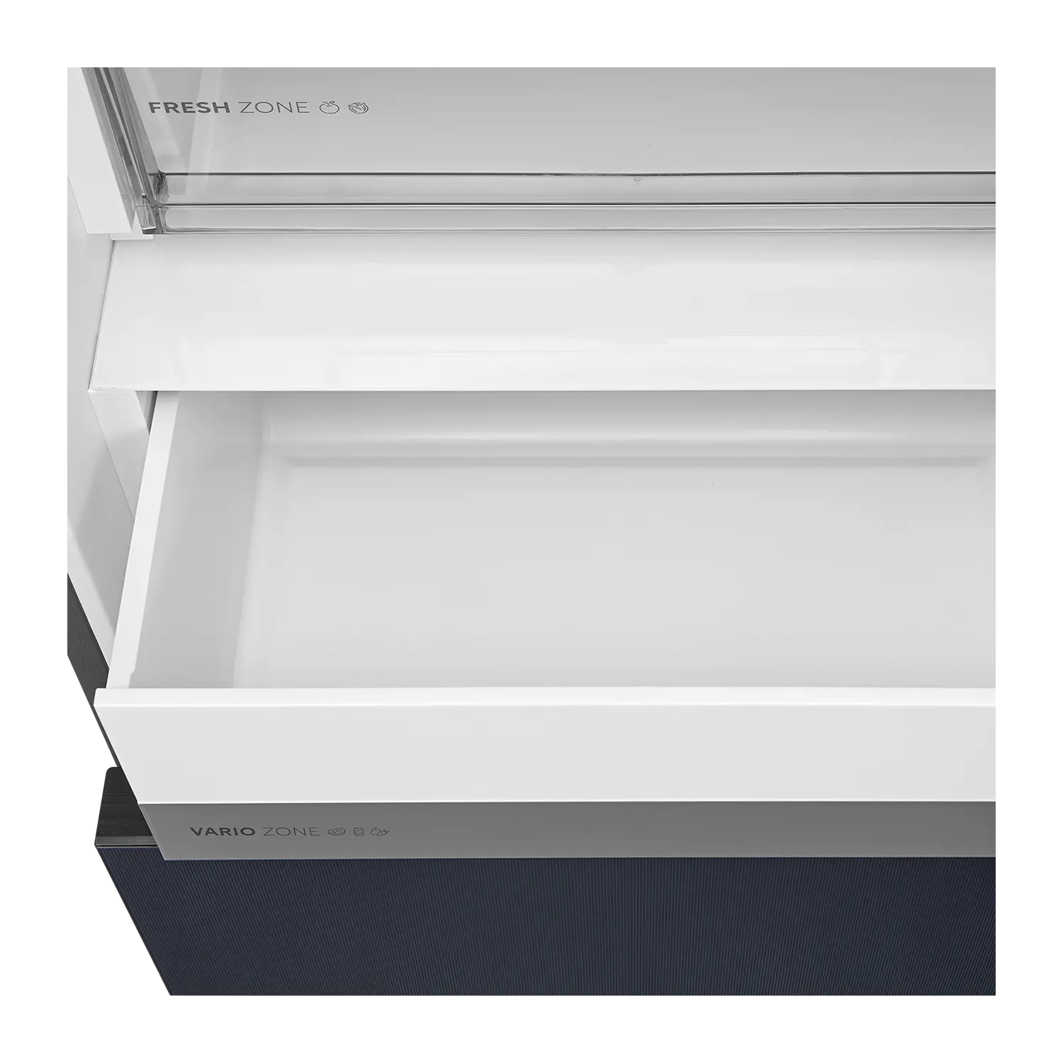 Midea Refrigerator | MDRB542BIE70 | Energy efficiency class Class E | Free standing | Height 191 cm | Combi | No Frost system | Fridge net capacity 257 L | Freezer net capacity 135 L | Display | 38 dB | Grey - Image 13