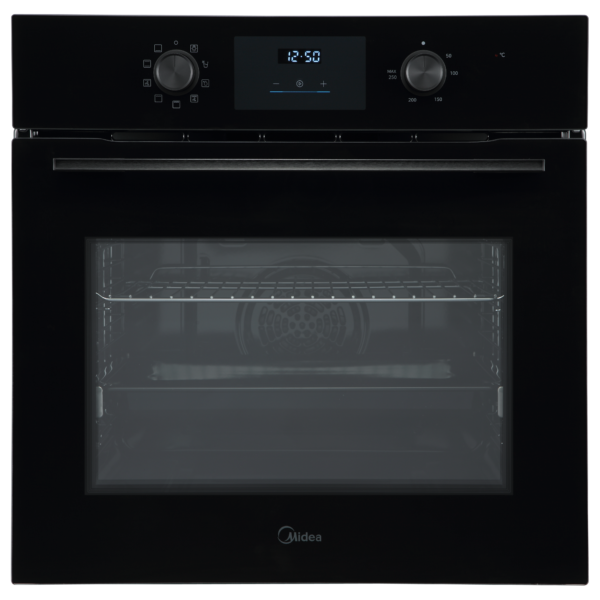 Midea Oven | MBO65M80D2-BK | 70 L | Electric | Aqua Clean/Hydro Clean | Mechanical | Convection | Height 59.5 cm | Width 57.5 cm | Black