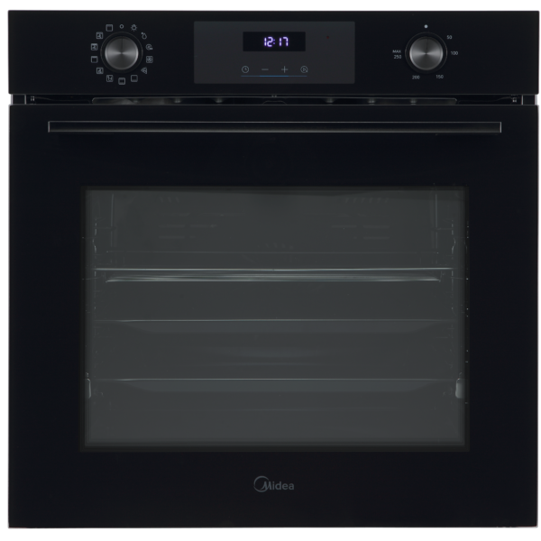 Midea MBO7NM30D0-BK Oven, Built-in, Electric, Width 60 cm, Touch Display, Black