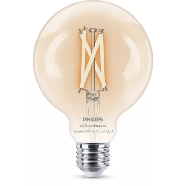 Philips Smart WFB 60W G95 927-65 CL 1PF/6 | E27 | 7 W | Warm to cool white light | Bluetooth, Wi-Fi