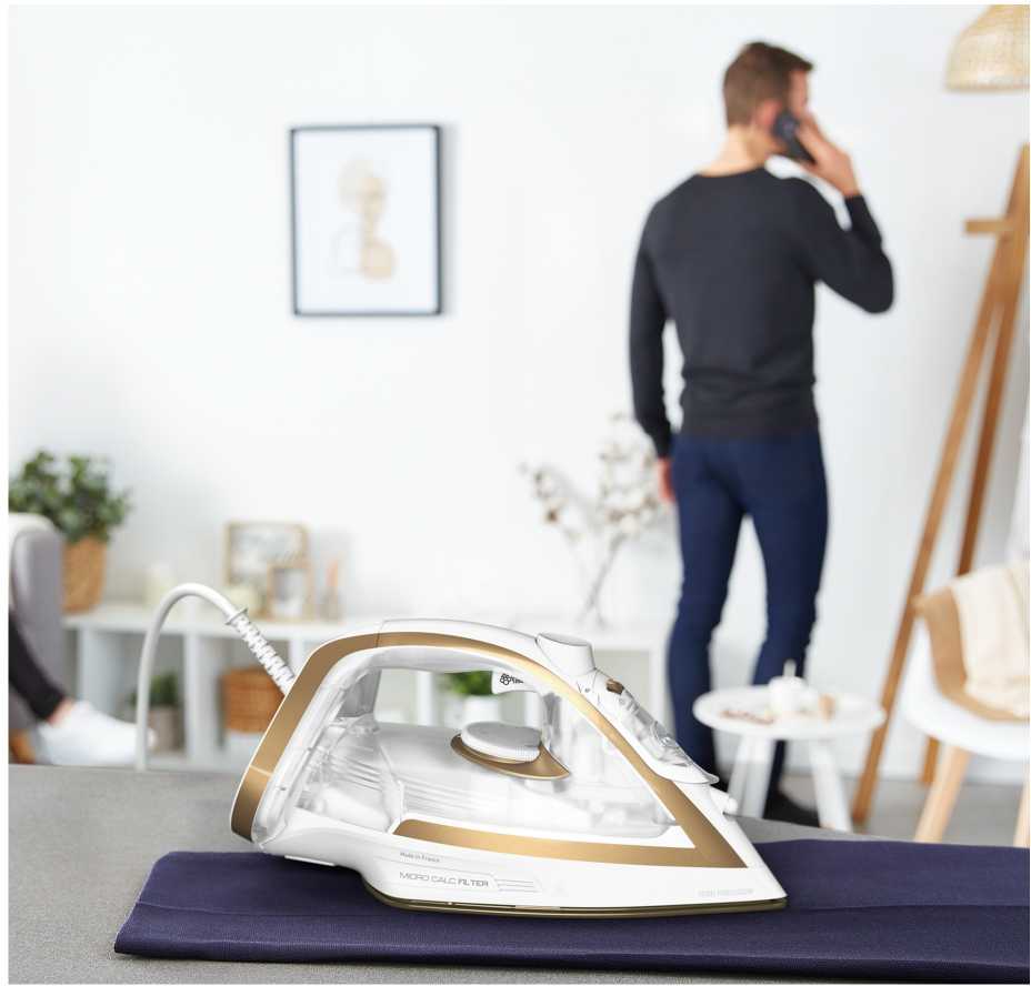 TEFAL FV8042E0 Ultimate Pure | Steam Iron | 2900 W | Water tank capacity 270 ml | Continuous steam 50 g/min | Steam boost performance 270 g/min - Image 2