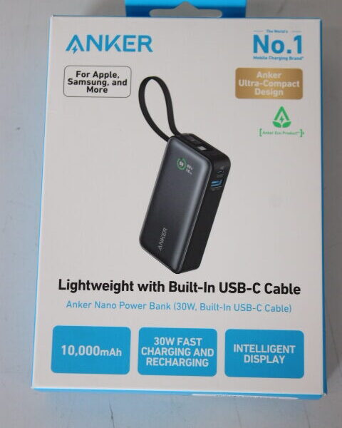 SALE OUT. Anker 545 Nano Power Bank | A1259G11 | 10000 mAh | Black | DEMO