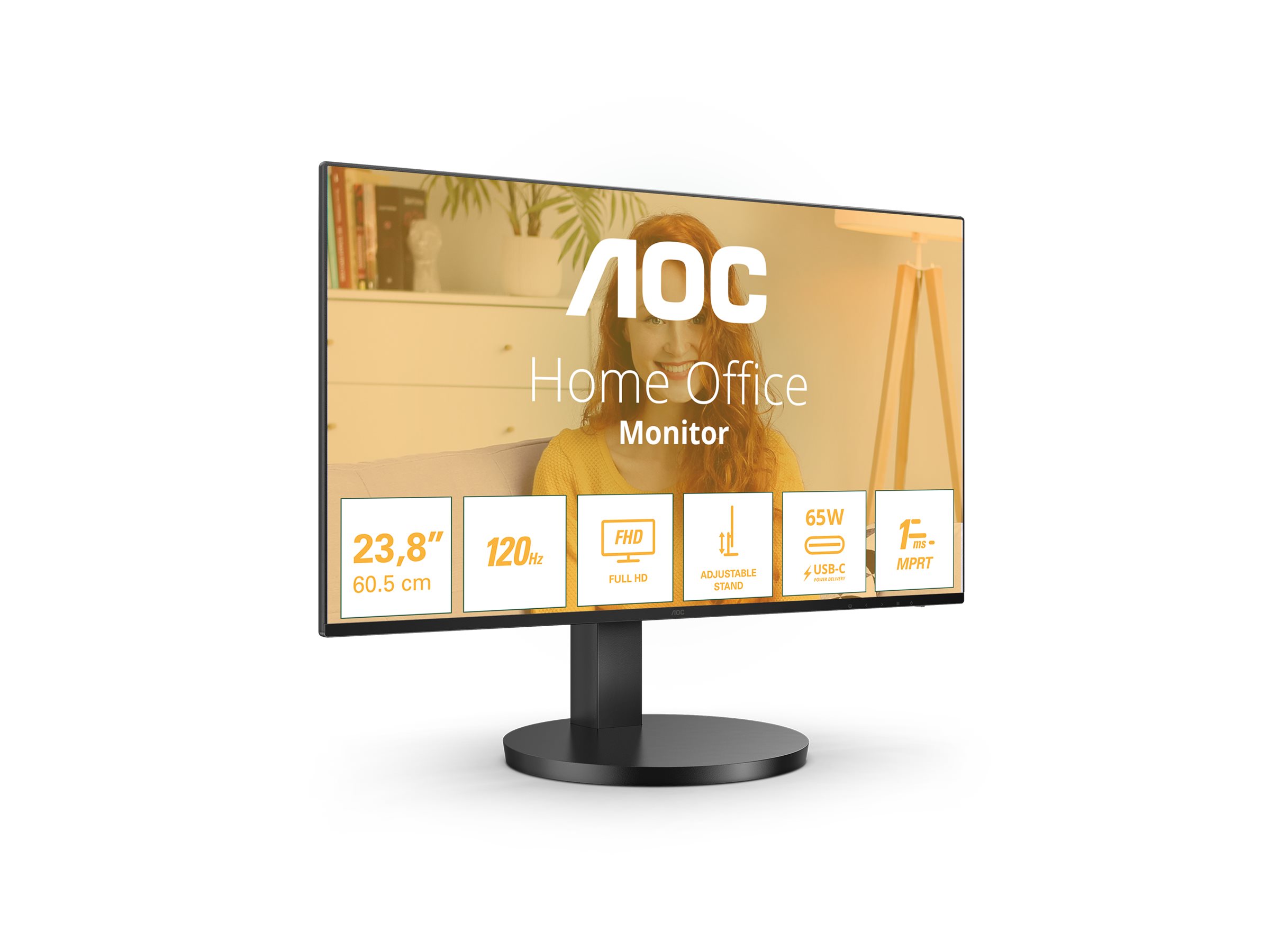 AOC | 27B3CF2 | 27 " | IPS | FHD | 16:9 | 100 Hz | 4 ms | 1920 x 1080 pixels | 250 cd/m² | HDMI ports quantity 1 - Image 6
