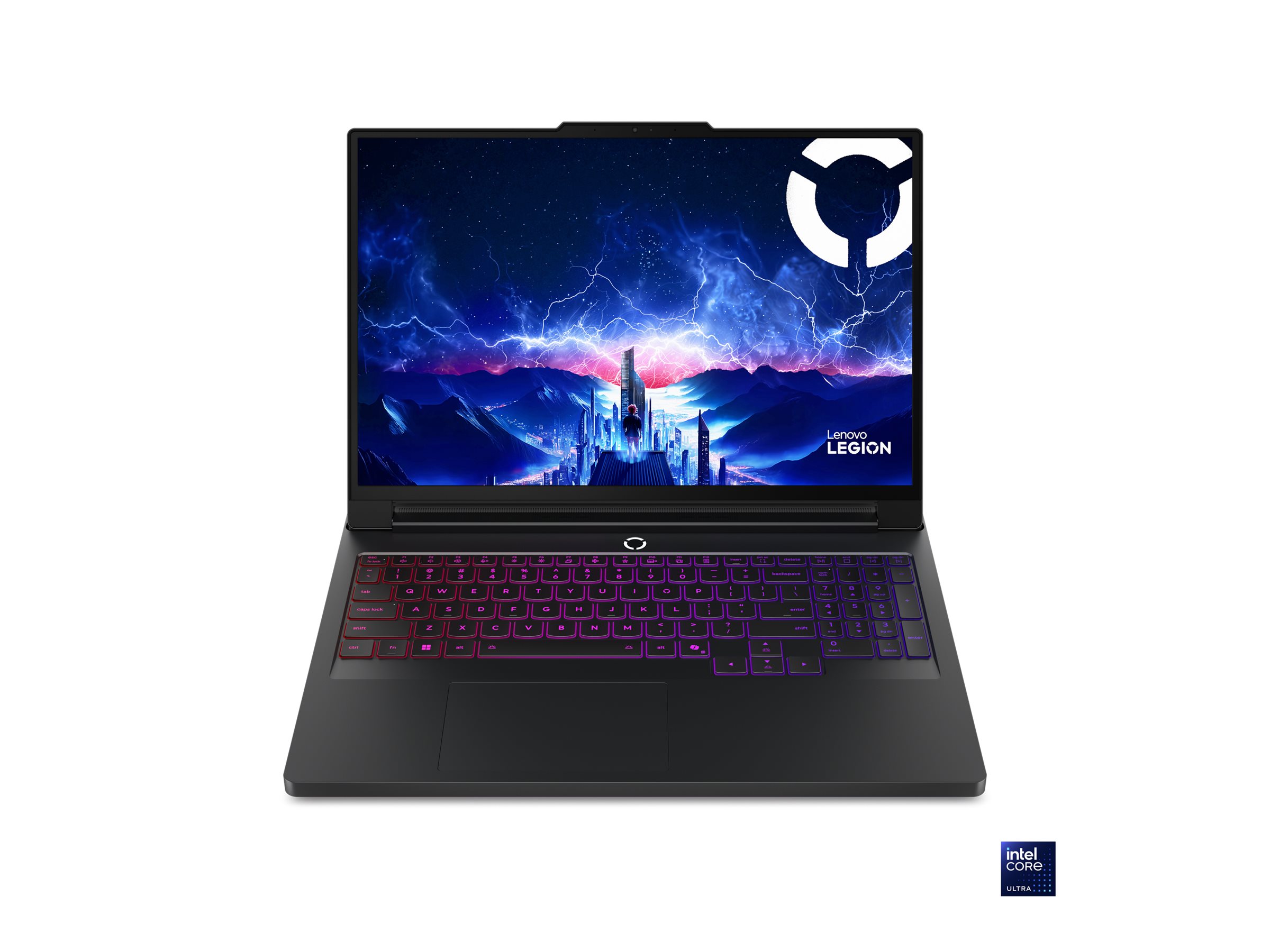 Lenovo Legion Pro 7 16IAX10H Intel | Eclipse Black | 16 " | OLED | WQXGA | 2560 x 1600 pixels | 240 Hz | Glossy | Core Ultra 9 | 290HX Plus | 64 (2x32GB) GB | CSODIMM DDR5 | Solid-state drive capacity 2000 GB | NVIDIA GeForce RTX 5090 | GDDR7 | 24 GB | Windows 11 Home | 802.11be | Bluetooth version 5.4 | Keyboard language English | Keyboard backlit | Warranty 24 month(s) | Battery warranty 12 month(s)