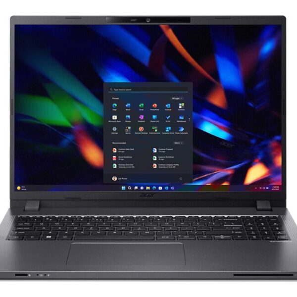 Acer TravelMate TMP216-51-G2-TCO 16“ WUXGA Intel Core 5 120U/1x16GB/256GB SSD/Intel Iris Xe/Win11ProEDU/SWE backlit kbd/FP/SCreader/Grey/3Y | Acer