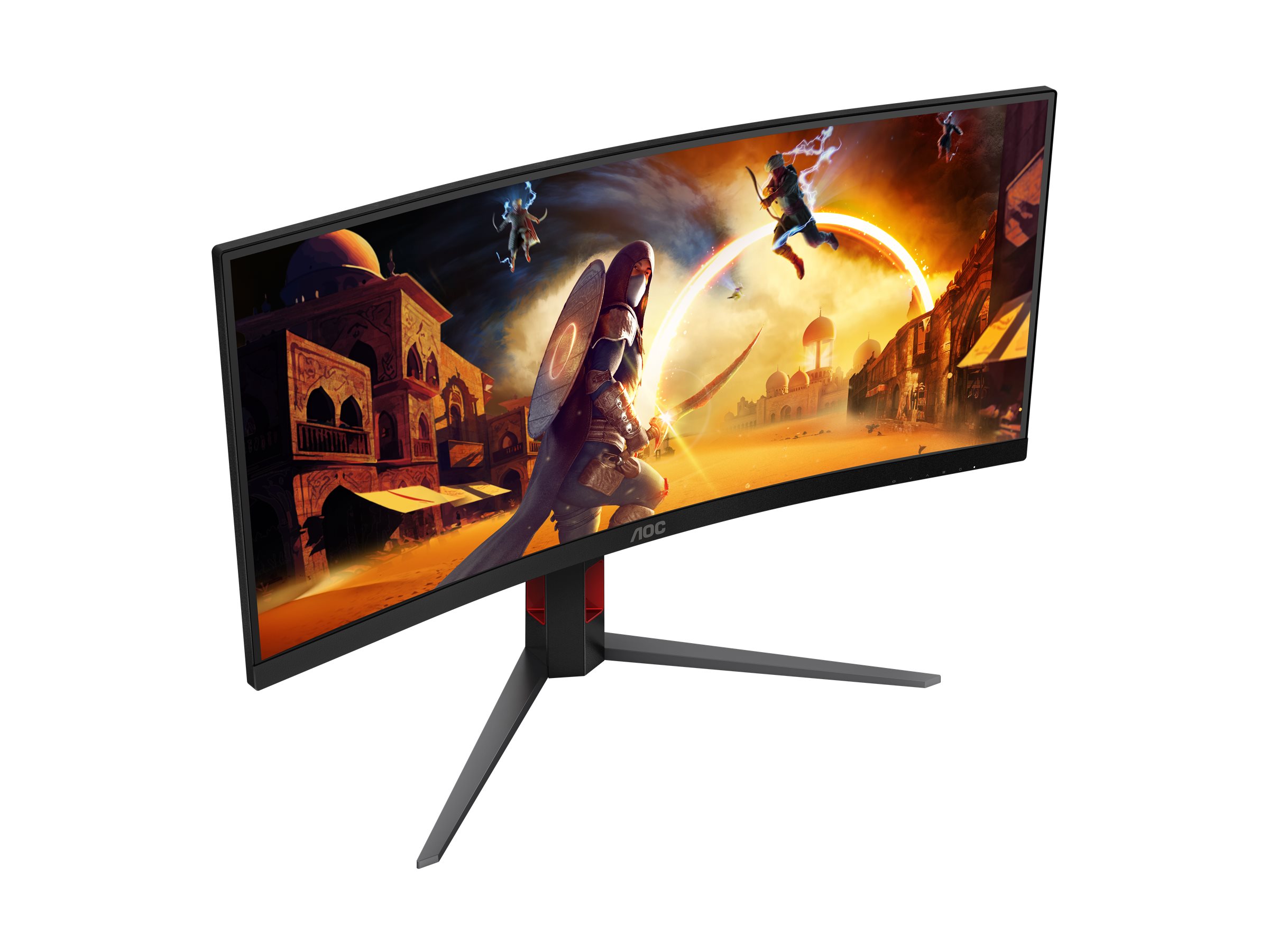 AOC | CU34G4 | 34 " | Fast VA | UWQHD | 21:9 | 180 Hz | 1 ms | 3440 x 1440 pixels | 300 cd/m² | HDMI ports quantity 2 | Black - Image 34