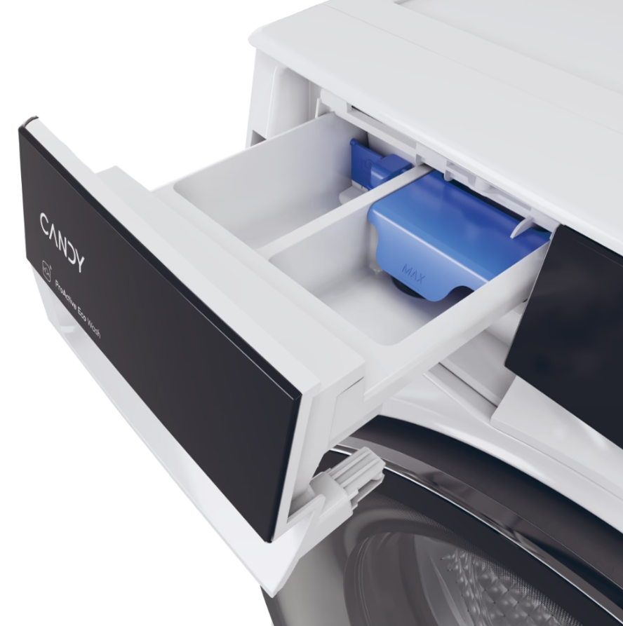 Candy Washing machine | BS 49SB8-S | Energy efficiency class A | Front loading | Washing capacity 9 kg | 1400 RPM | Depth 52 cm | Width 60 cm | Display | LCD | Steam function | Wi-Fi | White - Image 8