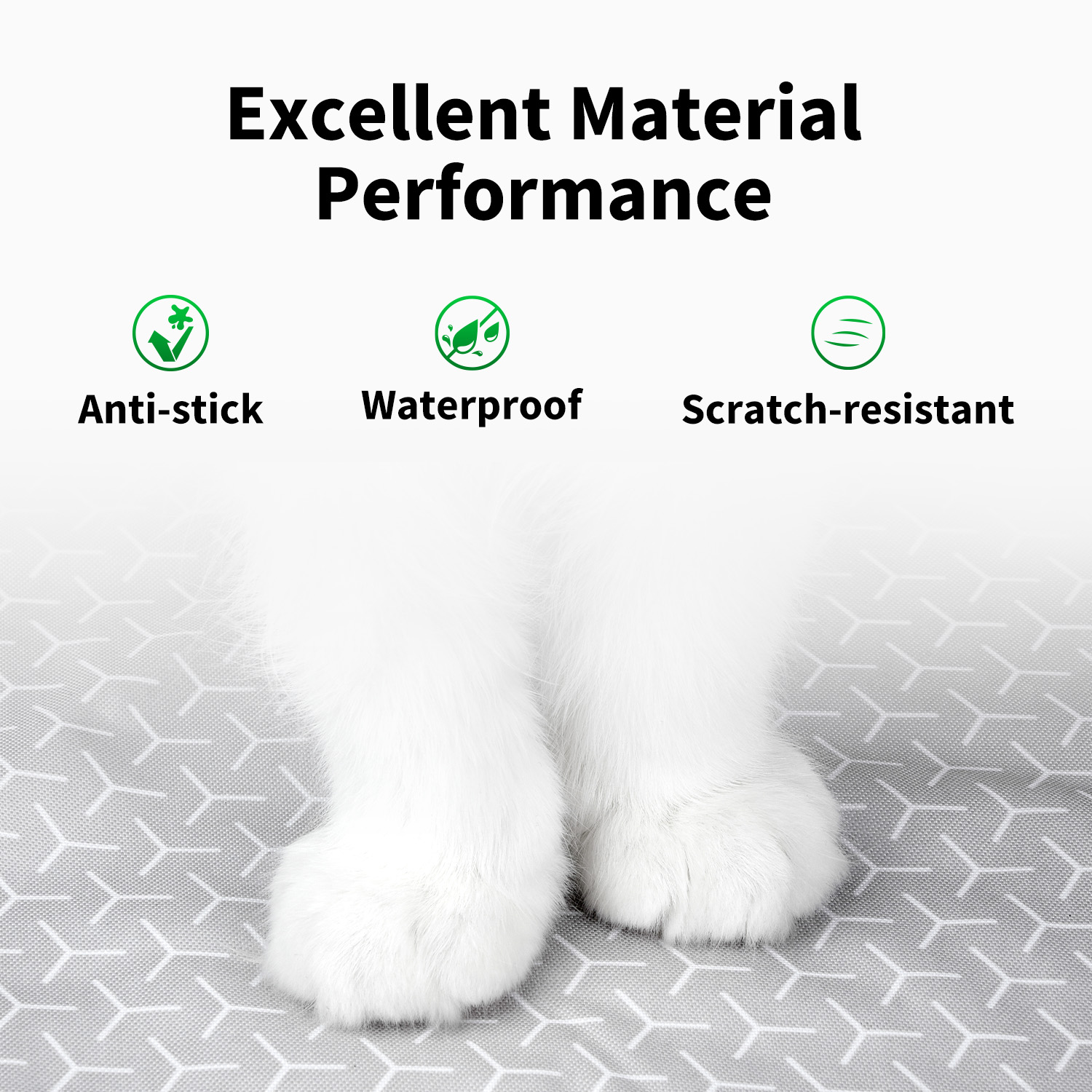 PETKIT High Performance Cat Litter Mat for Pura Max 2, Purobot Max Pro/2, Purobot Max 3 | P99026 | Gray/Green - Image 2