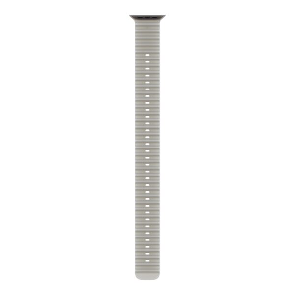 APPLE 49mm Translucent Grey Ocean Band Extension - Black Titanium Finish | Apple