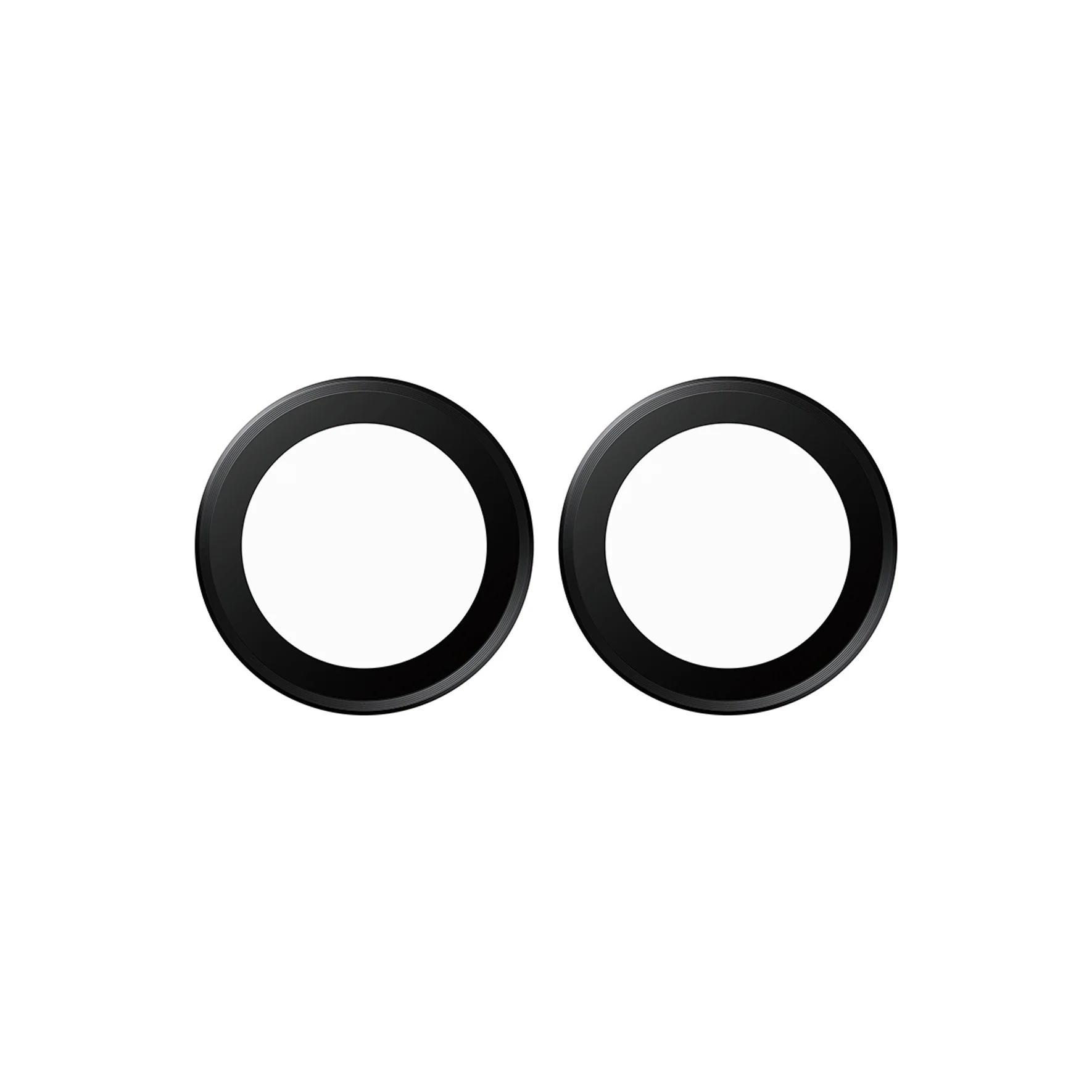 PanzerGlass Hoops | Camera Lens | Apple | iPhone Duo | Metal/Silicone | Black - Image 3