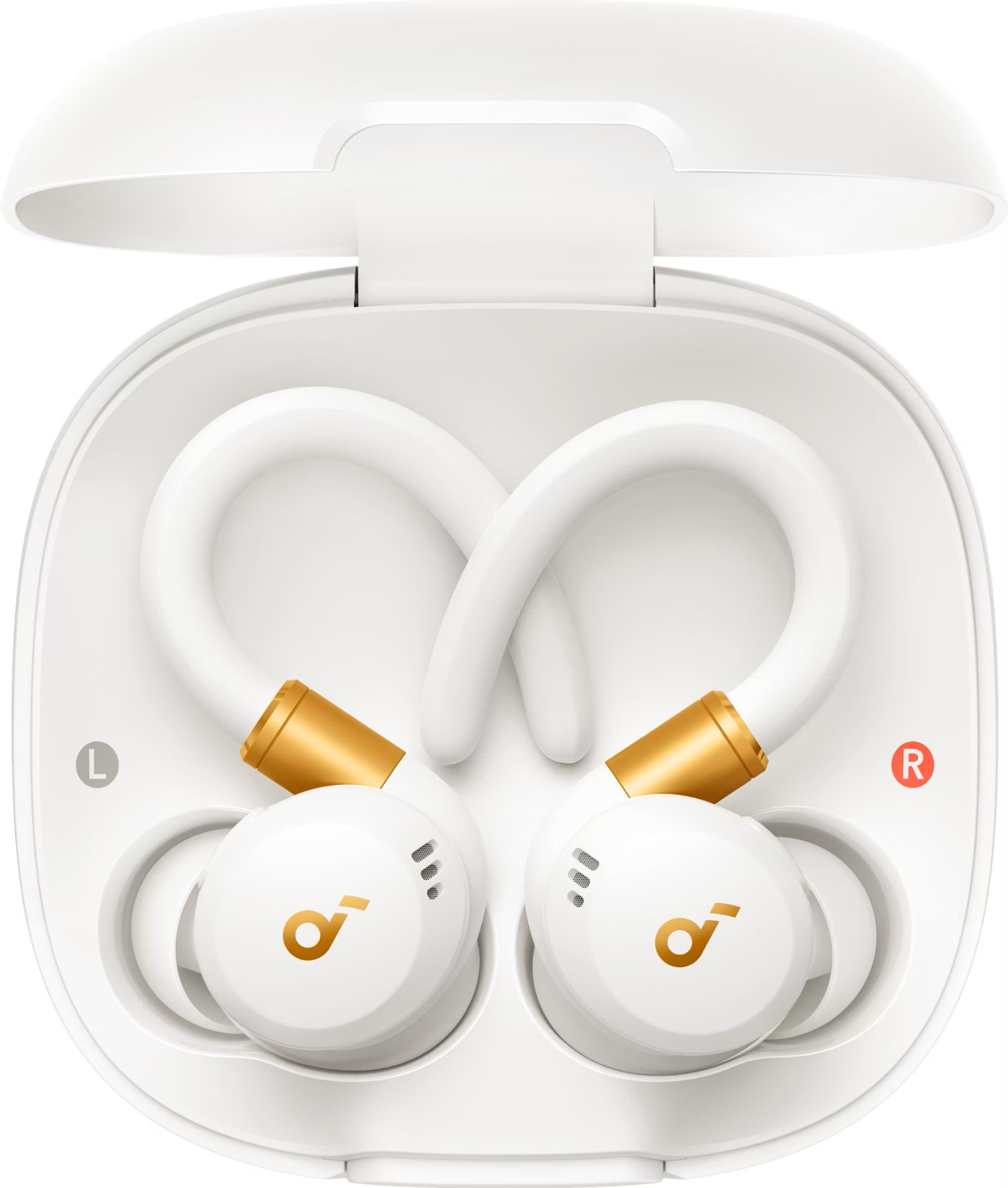 Anker Soundcore | Earbuds with Hook | Sport X20 | ANC | White/Gold | Noise reduction - Image 3