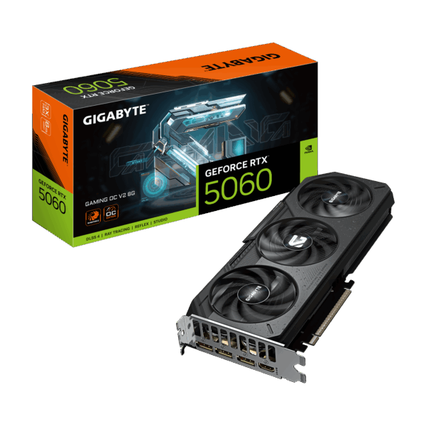 Gigabyte GeForce RTX 5060 GAMING OC V2 8G | NVIDIA | 8 GB | GeForce RTX 5060 | GDDR7 | HDMI ports quantity 1 | PCI-E 5.0
