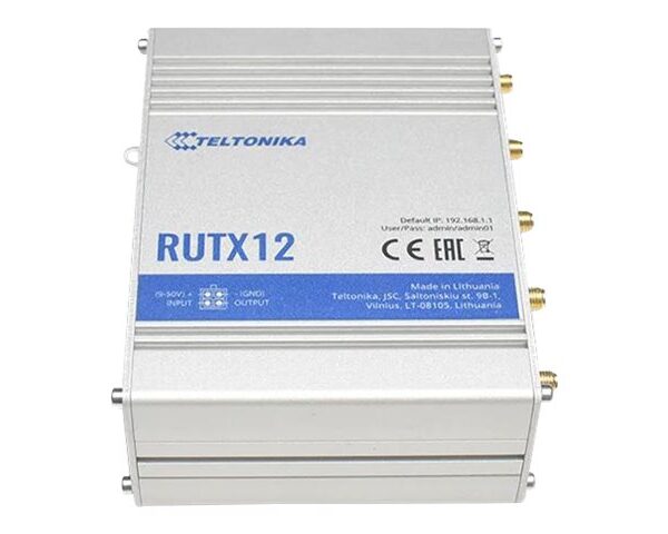 Teltonika RUTX122 Dual LTE Cat 6 Router (RUTX12200000) | Teltonika