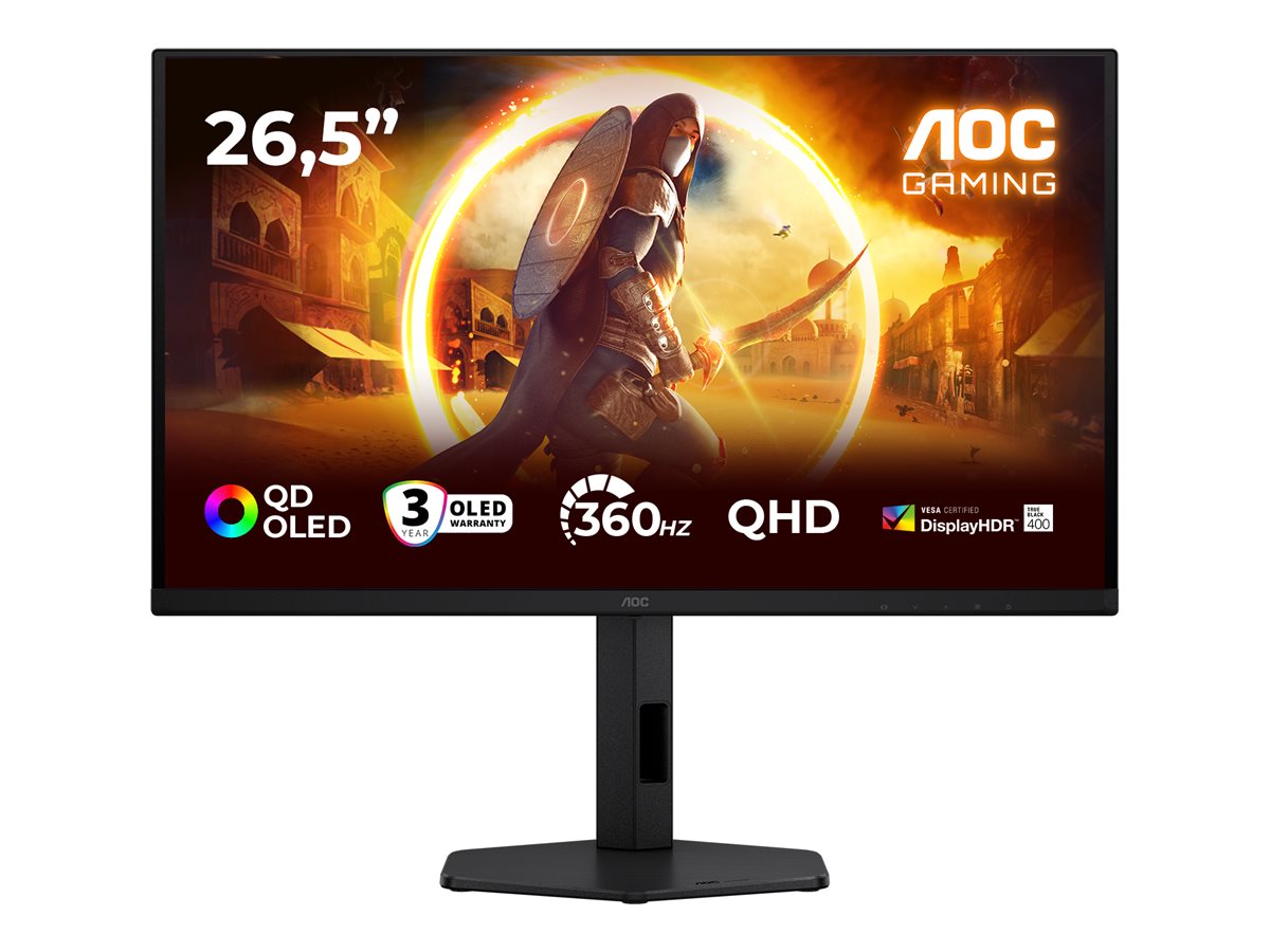 AOC | Q27G4SDR | 27 " | QD-OLED | QHD | 16:9 | 360 Hz | 0.03 ms | 2560 x 1440 pixels | 1000 cd/m² | HDMI ports quantity 2 | Black - Image 33