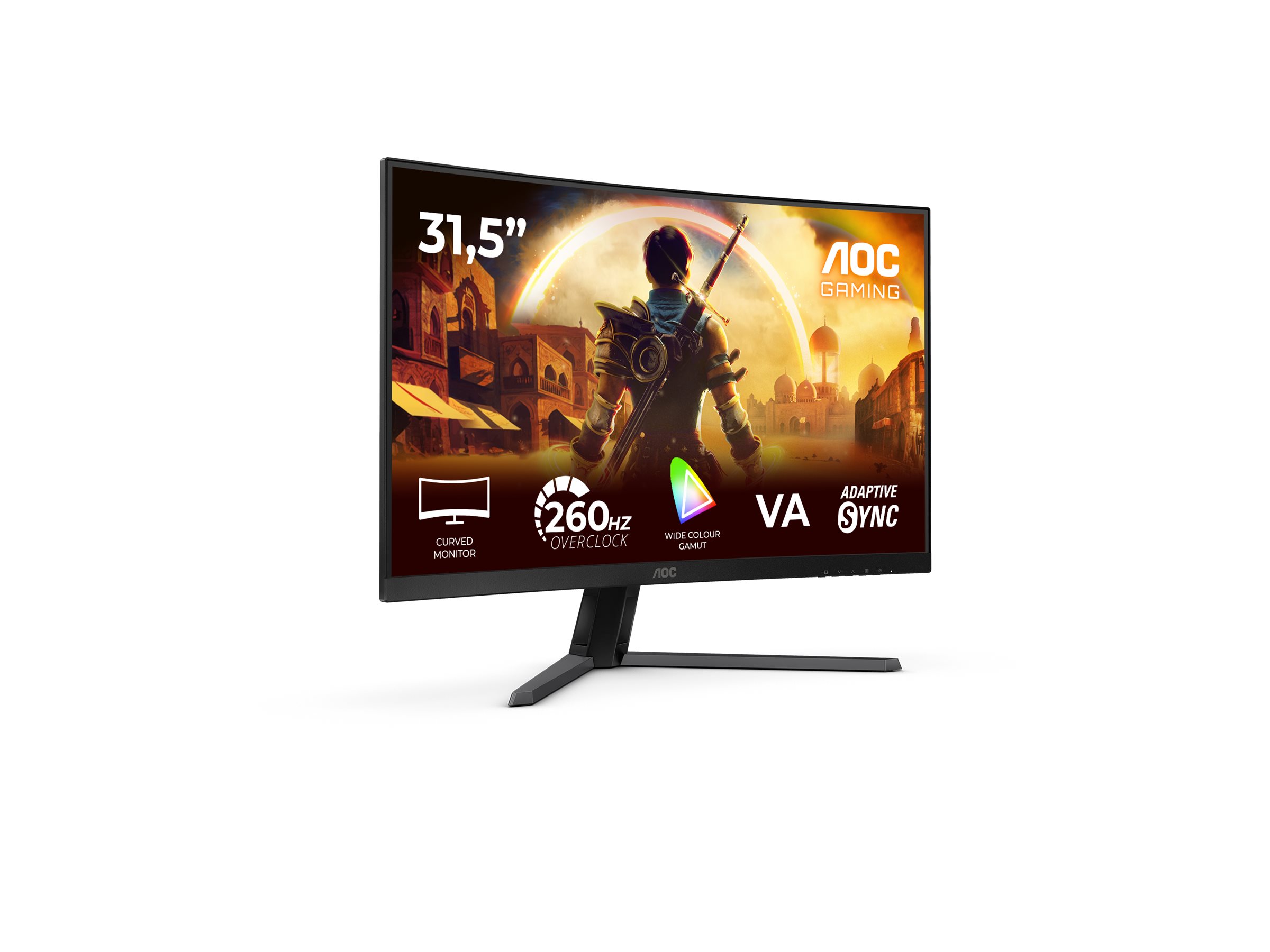 AOC | C32G42ZE | 31.5 " | VA | FHD | 16:9 | 260 Hz | 4 ms | 1920 x 1080 pixels | 300 cd/m² | HDMI ports quantity 1 | Black - Image 15