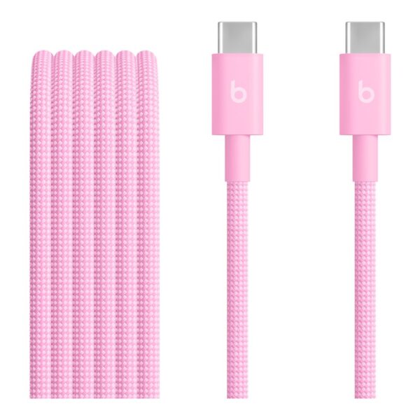 Apple USB-C to USB-C Woven Cable (1.5m) - Power Pink | Apple