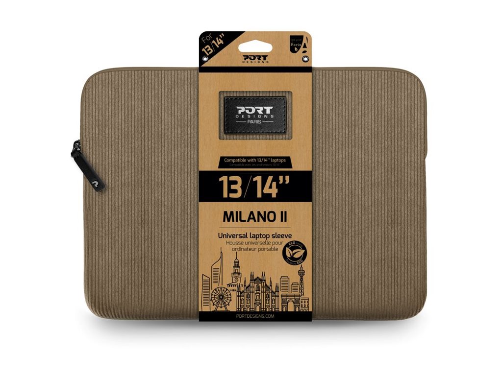 PORT DESIGNS MILANO II ECO | Fits up to size 13/14 " | Sleeve | Brown - Image 6