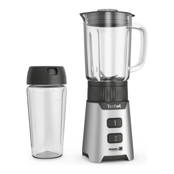 TEFAL Blender | BL16GE30 MiniMix | Tabletop | 400 W | Jar material Glass | Jar capacity 0.7 L | Silver