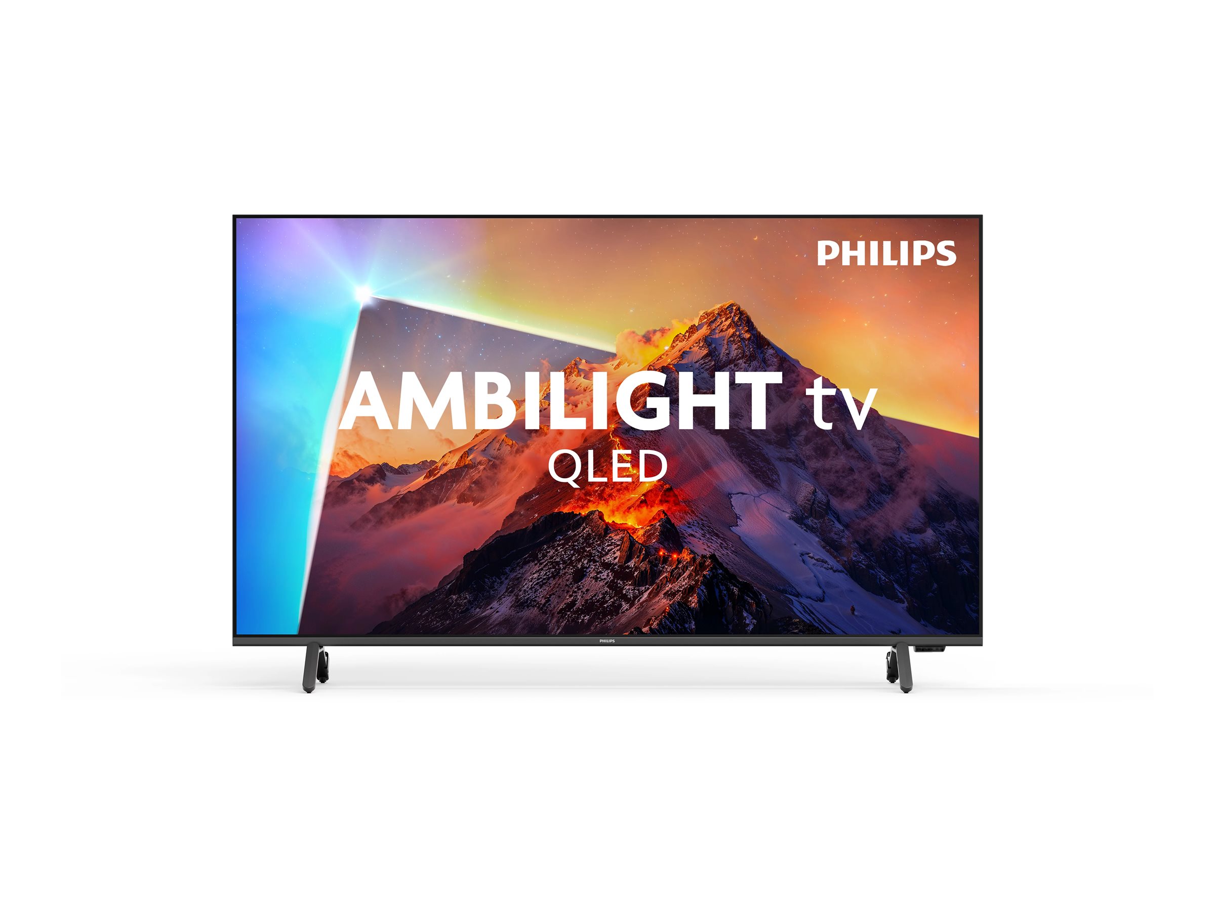 Philips 4K QLED Ambilight TV | 43PQS8611/12 | 43" | Smart TV | TITAN OS | UHD | Black