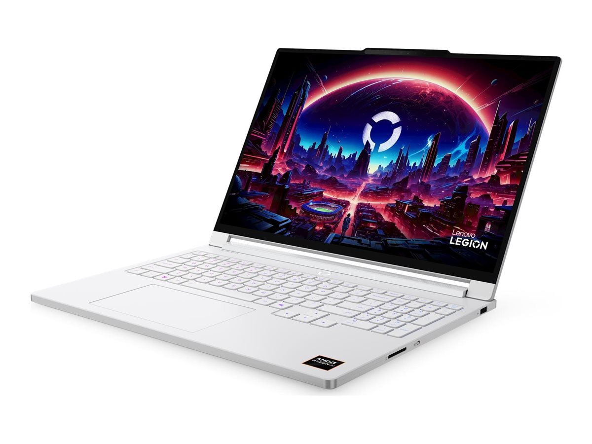 Lenovo- Legion 7 16AGP11 AMD | Glacier White | 16 " | OLED | WQXGA | 2560 x 1600 pixels | Glossy | AMD Ryzen AI 9 | HX 470 | 32 GB | Soldered LPDDR5X | Solid-state drive capacity 1000 GB | NVIDIA GeForce RTX 5070 | GDDR7 | 12 GB | Windows 11 Home | 802.11be | Bluetooth version 5.4 | Keyboard language English | Keyboard backlit | Warranty 24 month(s) | Battery warranty 12 month(s)