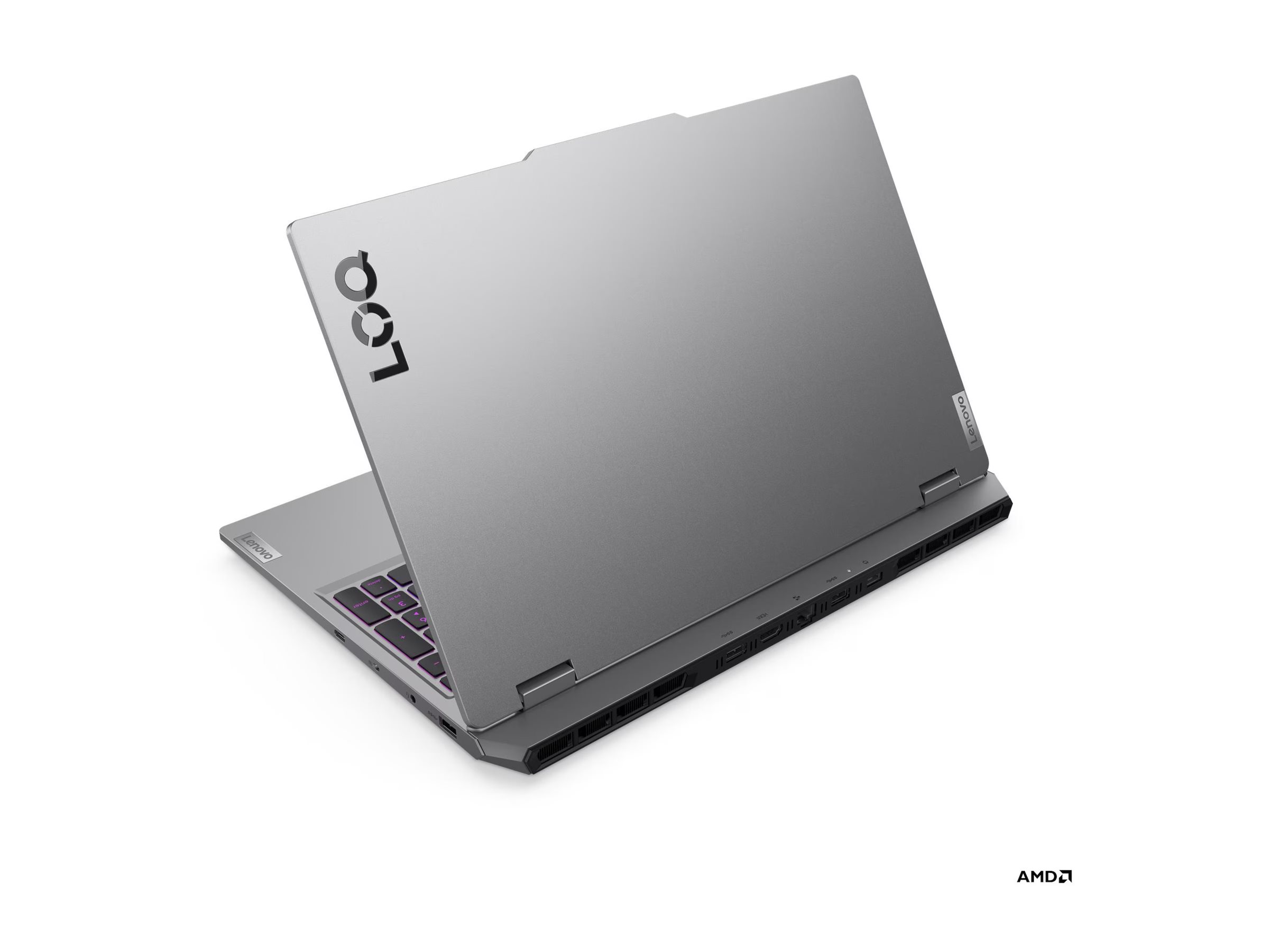 Lenovo- LOQ 15AHP10 AMD | Luna Grey | 15.6 " | IPS | FHD | 1920 x 1080 pixels | Anti-glare | AMD Ryzen 7 | 250 | 16 GB | SODIMM DDR5 | Solid-state drive capacity 512 GB | NVIDIA GeForce RTX 5060 | GDDR7 | 8 GB | Windows 11 Home | 802.11ax | Bluetooth version 5.3 | Keyboard language English | Keyboard backlit | Warranty 24 month(s) | Battery warranty 12 month(s) - Image 6