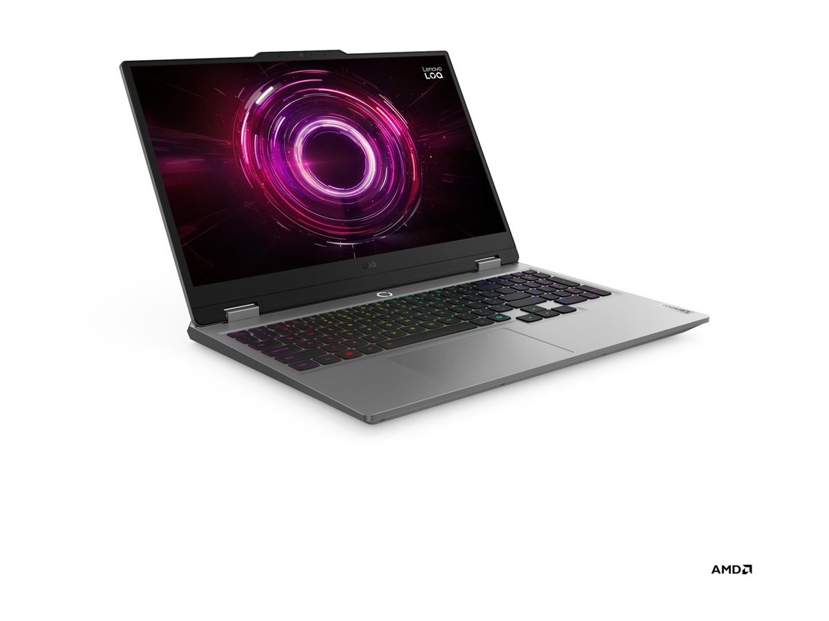 Lenovo- LOQ 15AHP10 | Luna Grey | 15.6 " | IPS | FHD | 1920 x 1080 pixels | Anti-glare | AMD Ryzen 7 | 250 | 16 GB | SODIMM DDR5 | Solid-state drive capacity 1000 GB | NVIDIA GeForce RTX 5060 | GDDR7 | 8 GB | Windows 11 Home | 802.11ax | Bluetooth version 5.3 | Keyboard language English | Keyboard backlit | Warranty 24 month(s) | Battery warranty 12 month(s) - Image 4