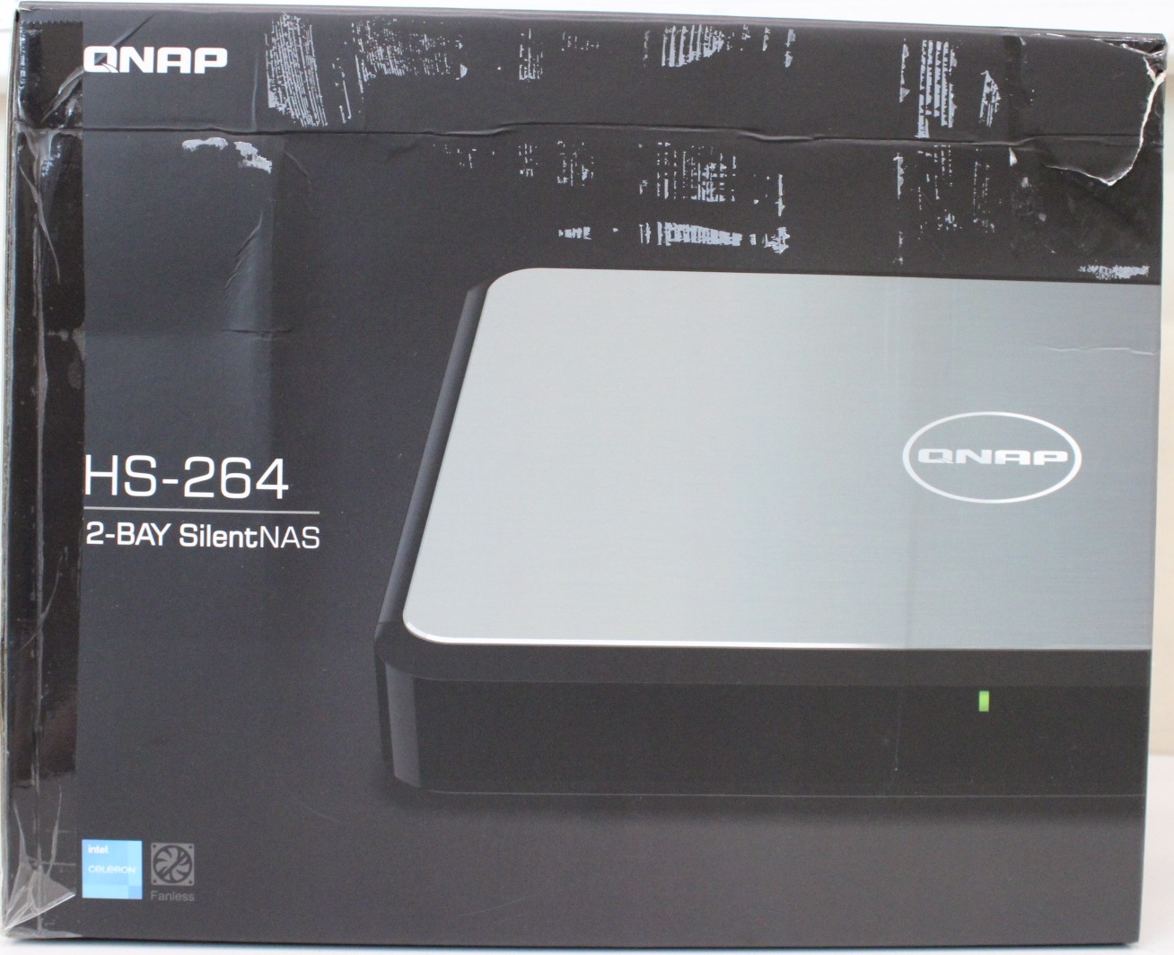 SALE OUT. | QNAP | 2-Bay SATA fanless home NAS | HS-264 | Up to 2 SATA 6Gb/s, 3Gb/s | Intel Celeron | N5105 4-core/4-thread | Processor frequency 2.9 GHz | 8 GB | N/A | DAMAGED PACKAGING, DEMO