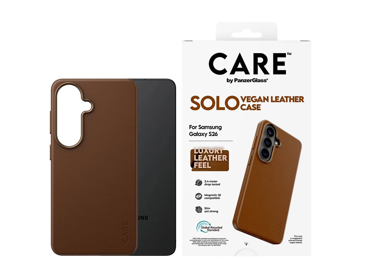 CARE by PanzerGlass Solo Case Brown Samsung New Galaxy S26 | PanzerGlass - Image 3