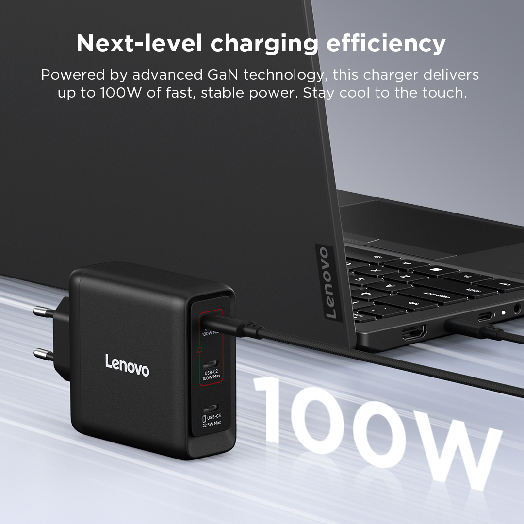Lenovo Multi-port USB-C GaN Charger | 100 W - Image 10