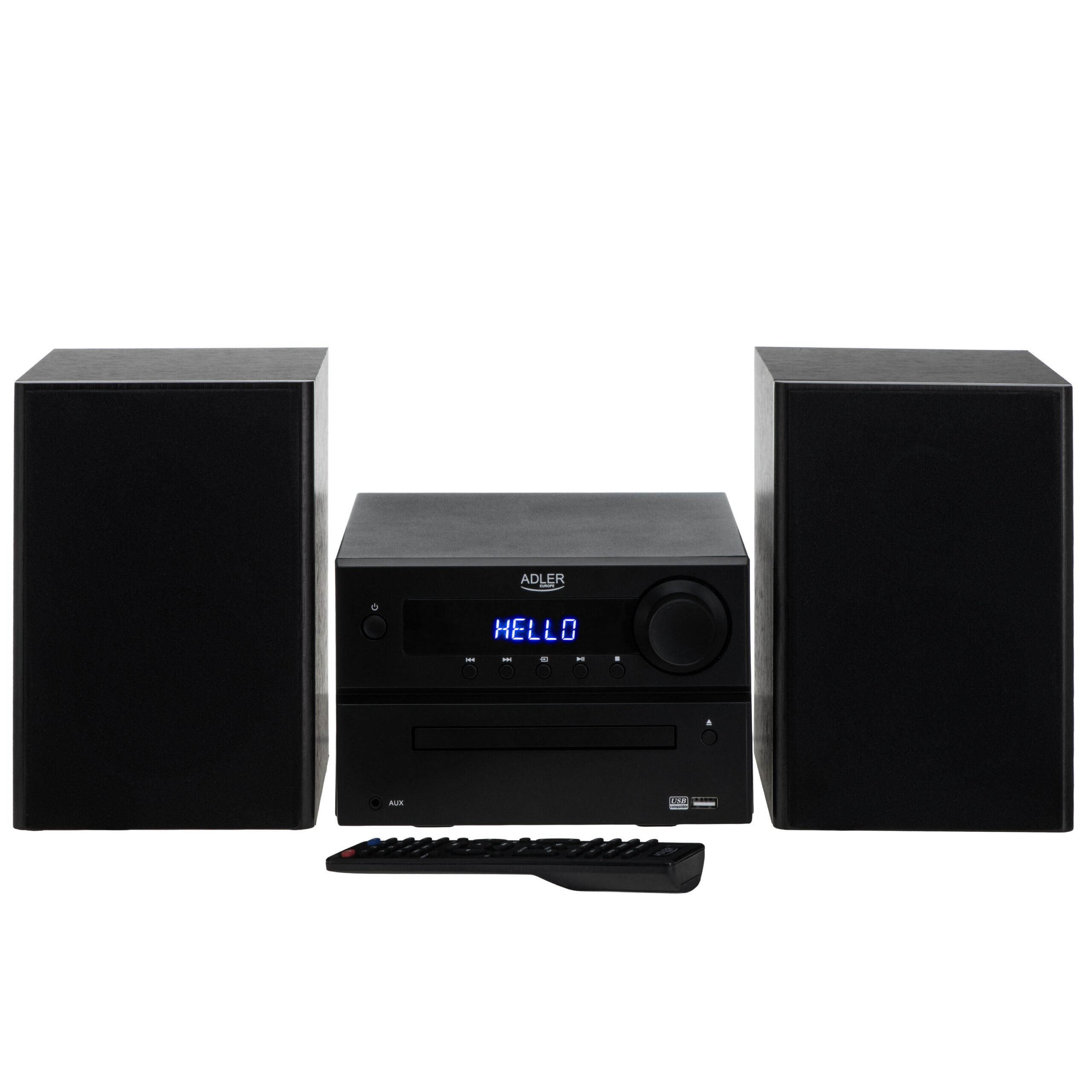 Adler | Mini Hi-Fi Stereo System | AD 1917 | Speakers | USB connectivity | Bluetooth | FM