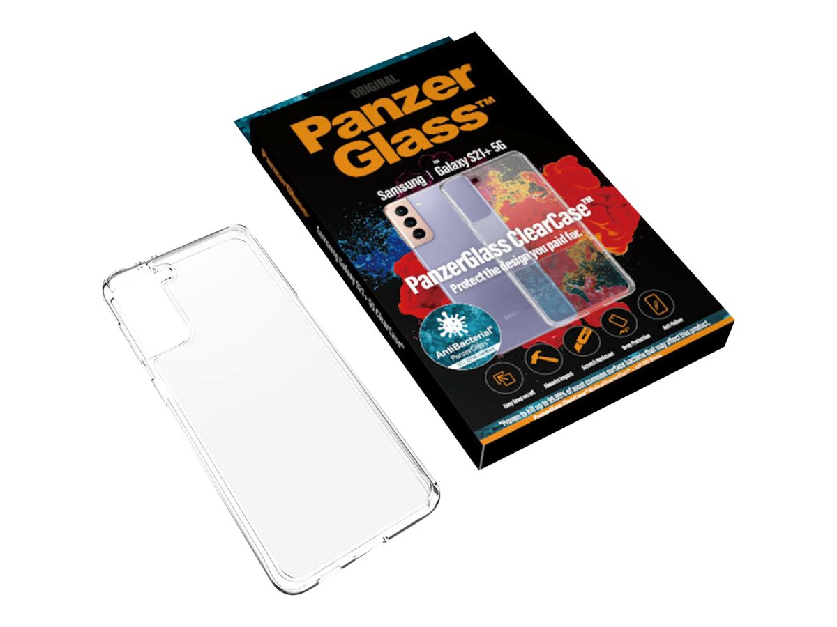 PanzerGlass | ClearCase | Case | Samsung | Galaxy S21+ Series | Thermoplastic polyurethane (TPU) | Clear | Anti yellow; Scratch resistant; Anti greasy; Anti Ageing; AntiBacterial - Image 8