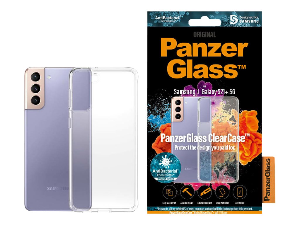 PanzerGlass | ClearCase | Case | Samsung | Galaxy S21+ Series | Thermoplastic polyurethane (TPU) | Clear | Anti yellow; Scratch resistant; Anti greasy; Anti Ageing; AntiBacterial - Image 11